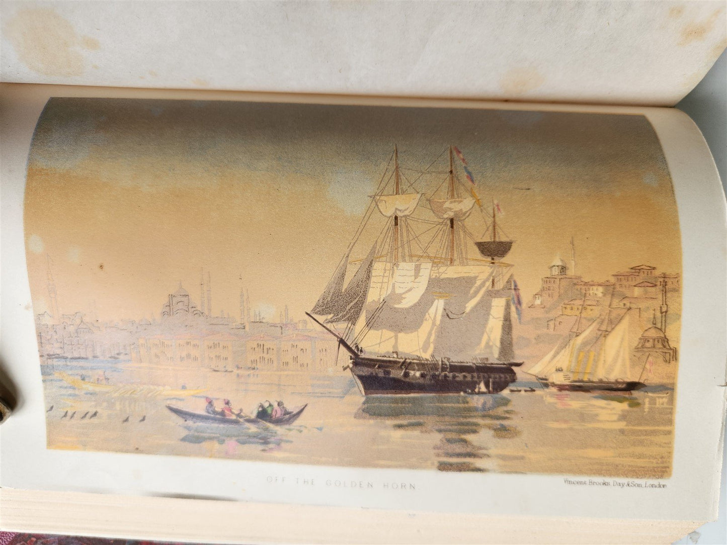 1869 diary in East during tour of Prince & Princess of Wales antique ILLUSTRATED