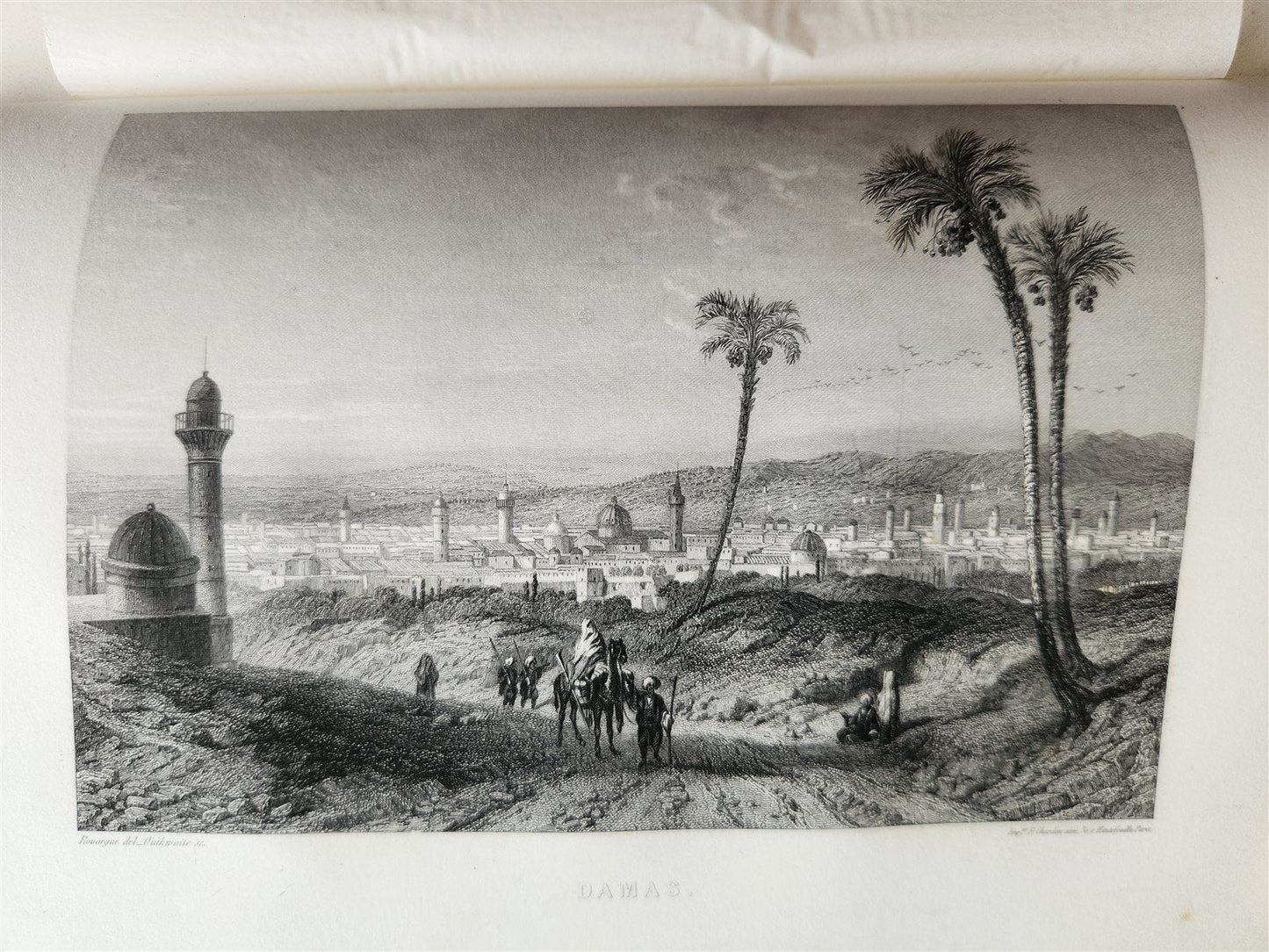1865 JERUSALEM et la TERRE-SAINTE notes de voyage antique ILLUSTRATED