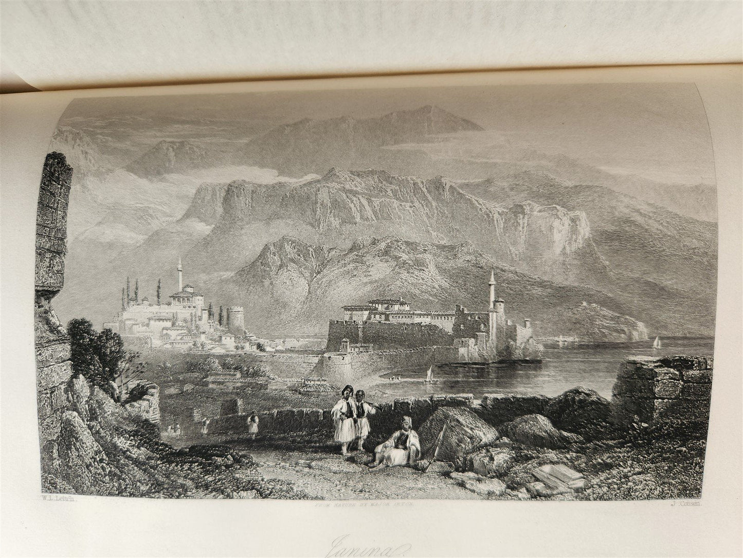 1855 HISTOIRE de EMPIRE OTTOMAN antique ILLUSTRATED HISTORY of TURKEY