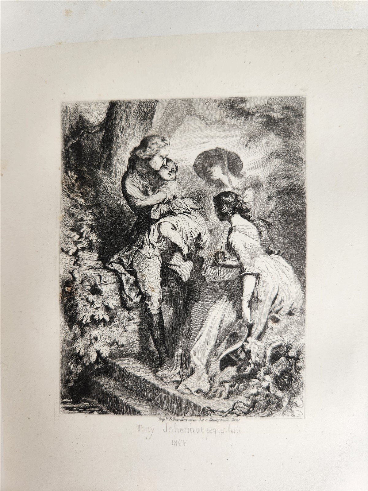1845 WERTHER par GOETHE antique ILLUSTRATED