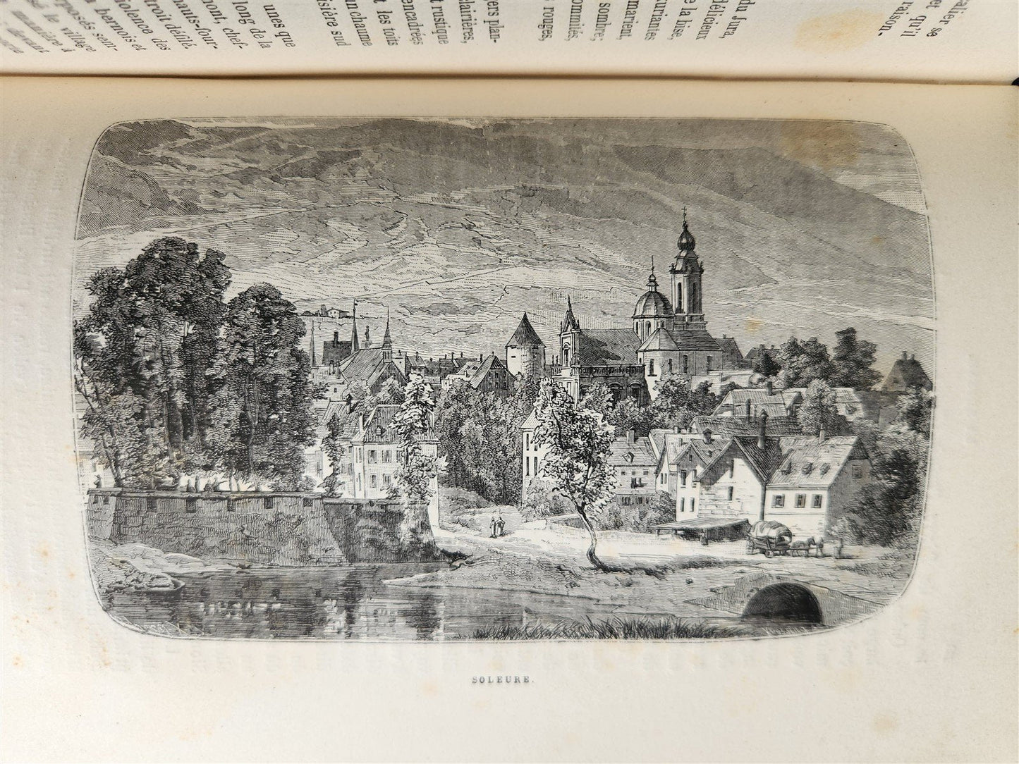 1883 PICTURESQUE SWITZERLAND antique ILLUSTRATED LA SUISSE PITTORESQUE