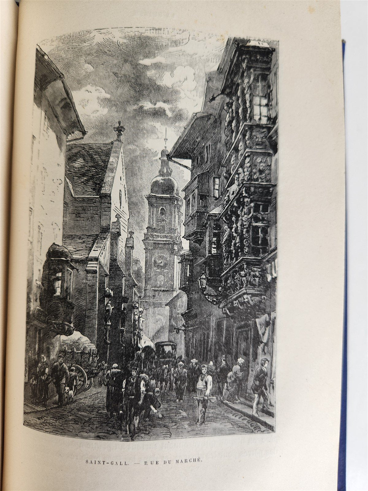 1883 PICTURESQUE SWITZERLAND antique ILLUSTRATED LA SUISSE PITTORESQUE