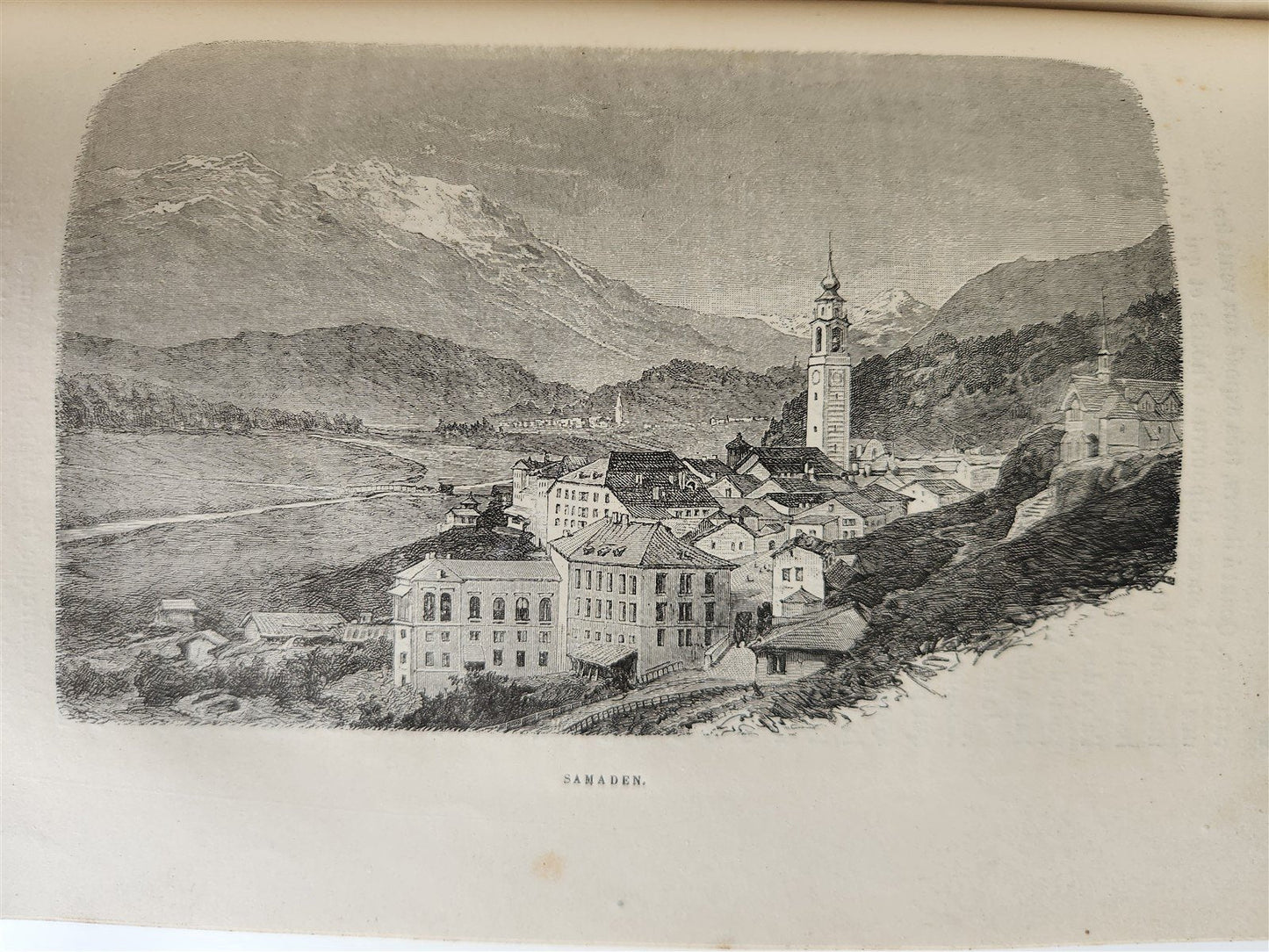 1883 PICTURESQUE SWITZERLAND antique ILLUSTRATED LA SUISSE PITTORESQUE