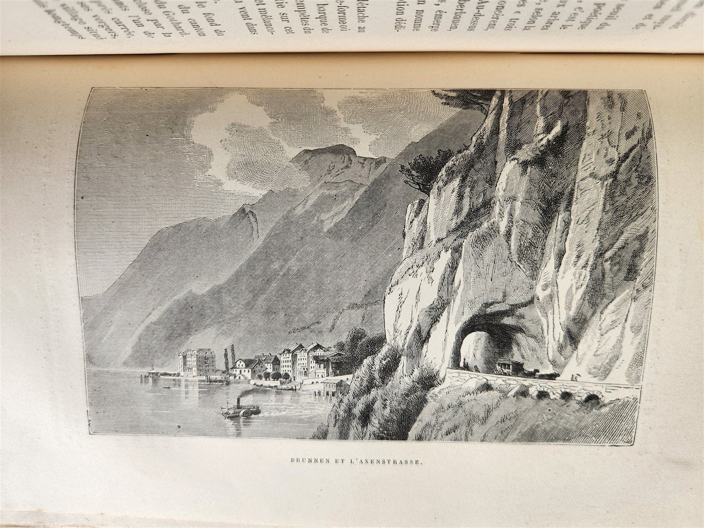1883 PICTURESQUE SWITZERLAND antique ILLUSTRATED LA SUISSE PITTORESQUE
