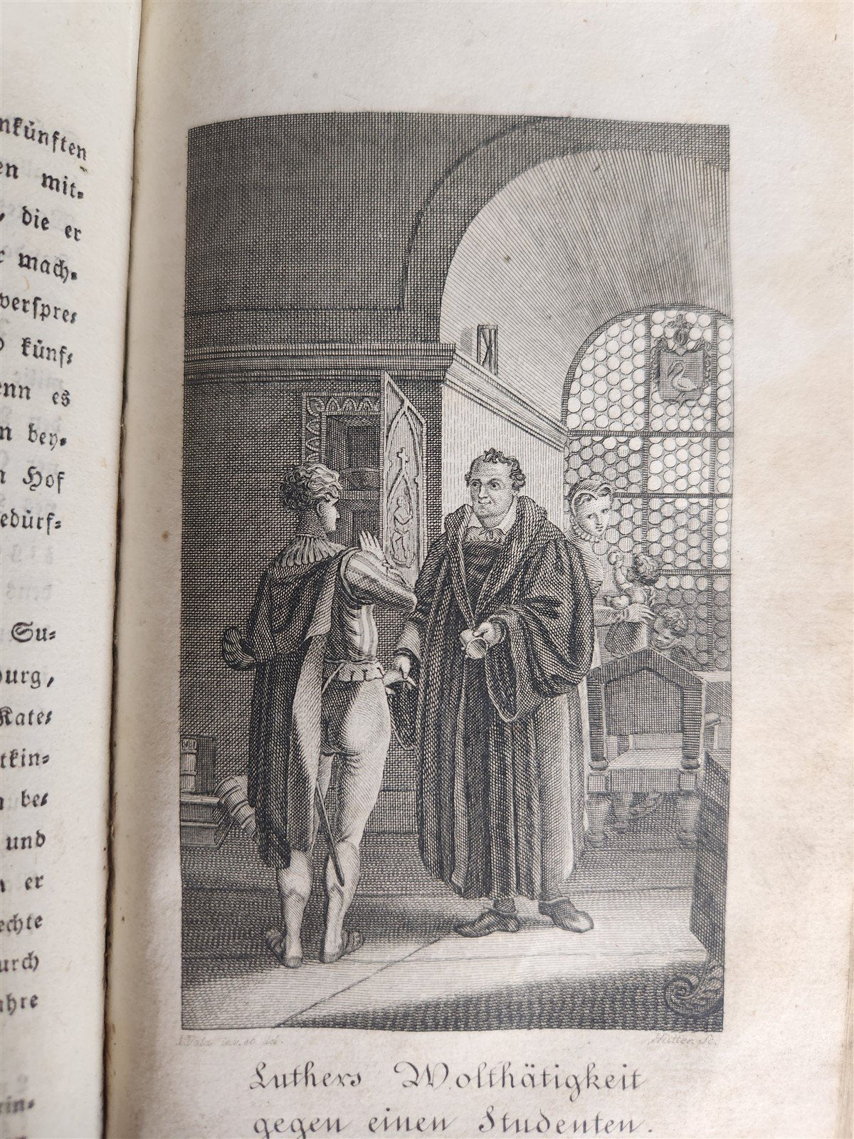 1817 MARTIN LUTHER & HIS CONTEMPORARIES 2 VOLUMES antique in GERMAN