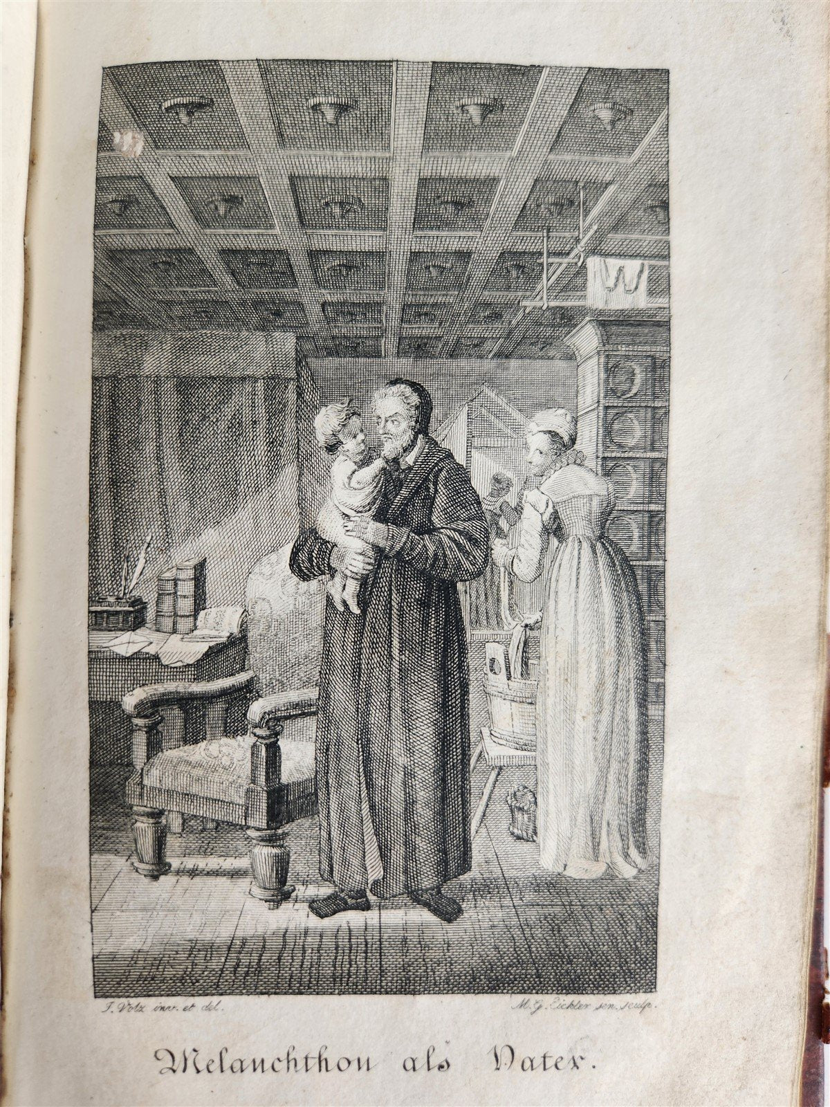 1817 MARTIN LUTHER & HIS CONTEMPORARIES 2 VOLUMES antique in GERMAN