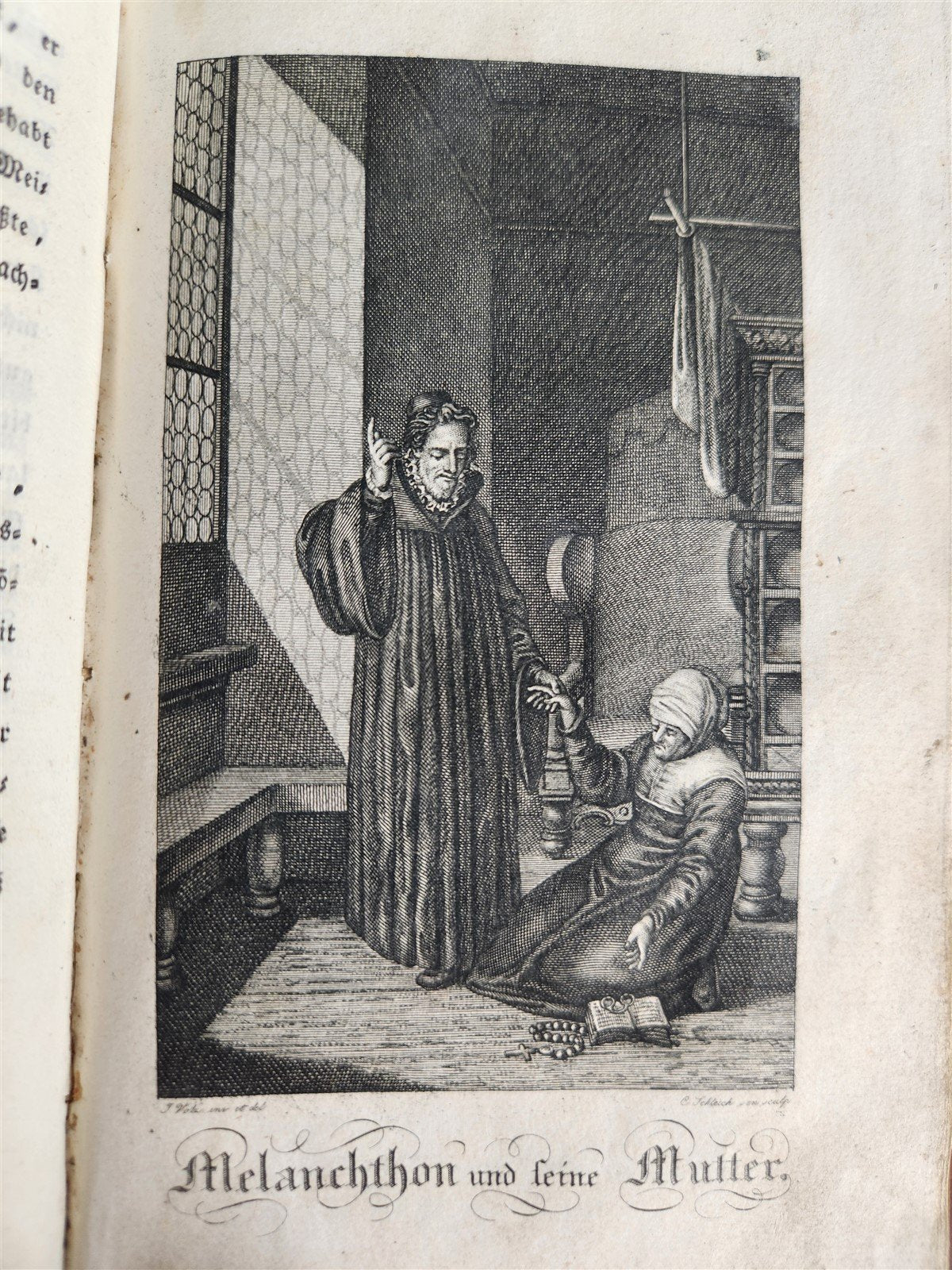 1817 MARTIN LUTHER & HIS CONTEMPORARIES 2 VOLUMES antique in GERMAN