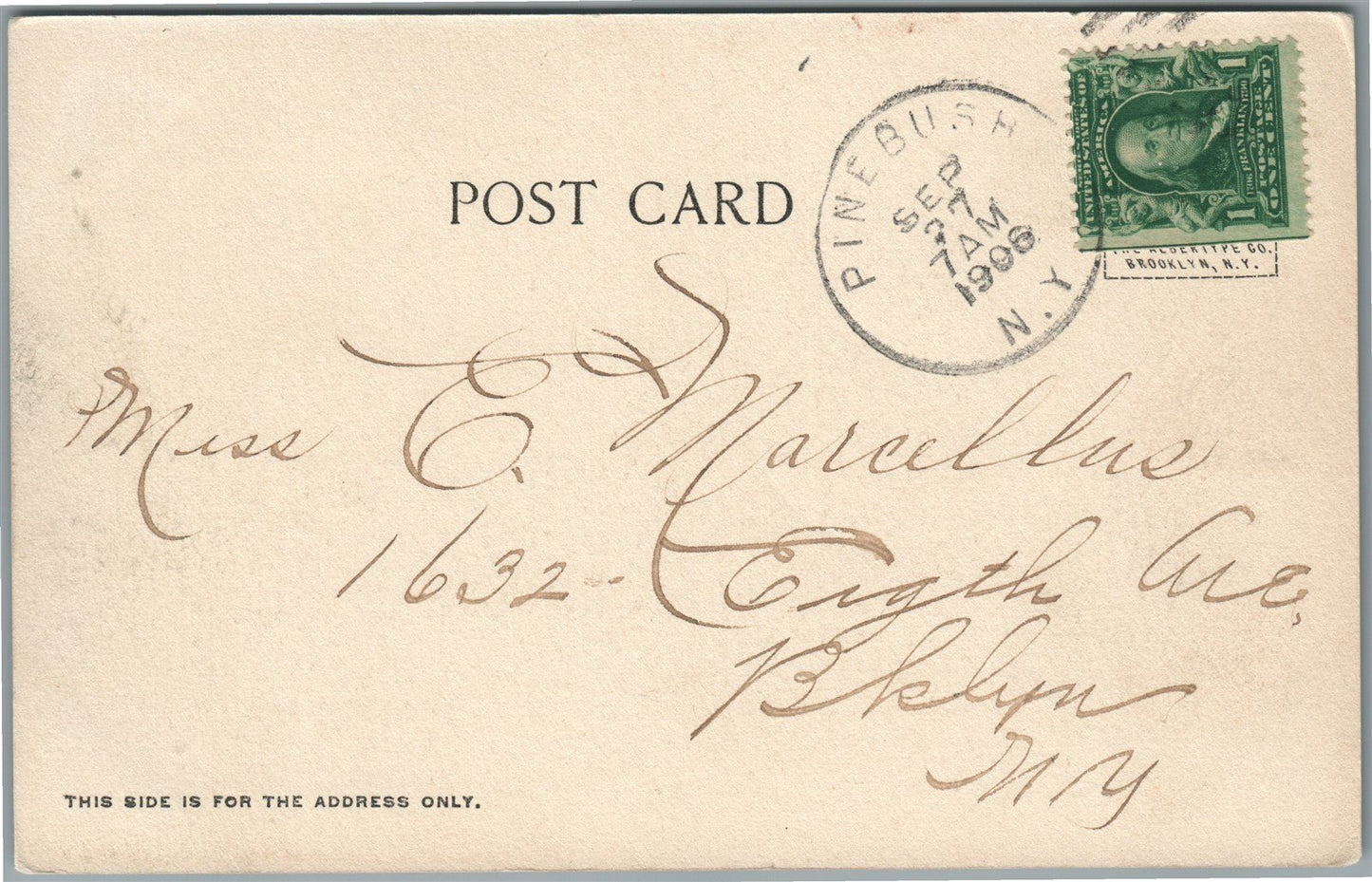 MIDDLETOWN NY THRALL PARK & CITY HOSPITAL ANTIQUE POSTCARD