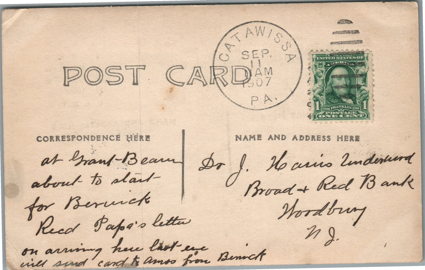 MILL GROVE PA ANTIQUE REAL PHOTO POSTCARD RPPC