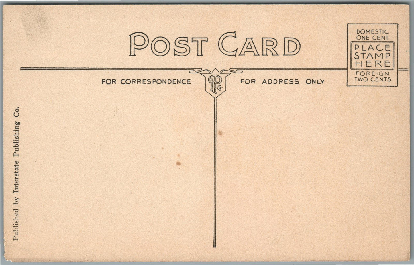 UNION NJ CONNECTICUT FARMS CHURCH ANTIQUE POSTCARD