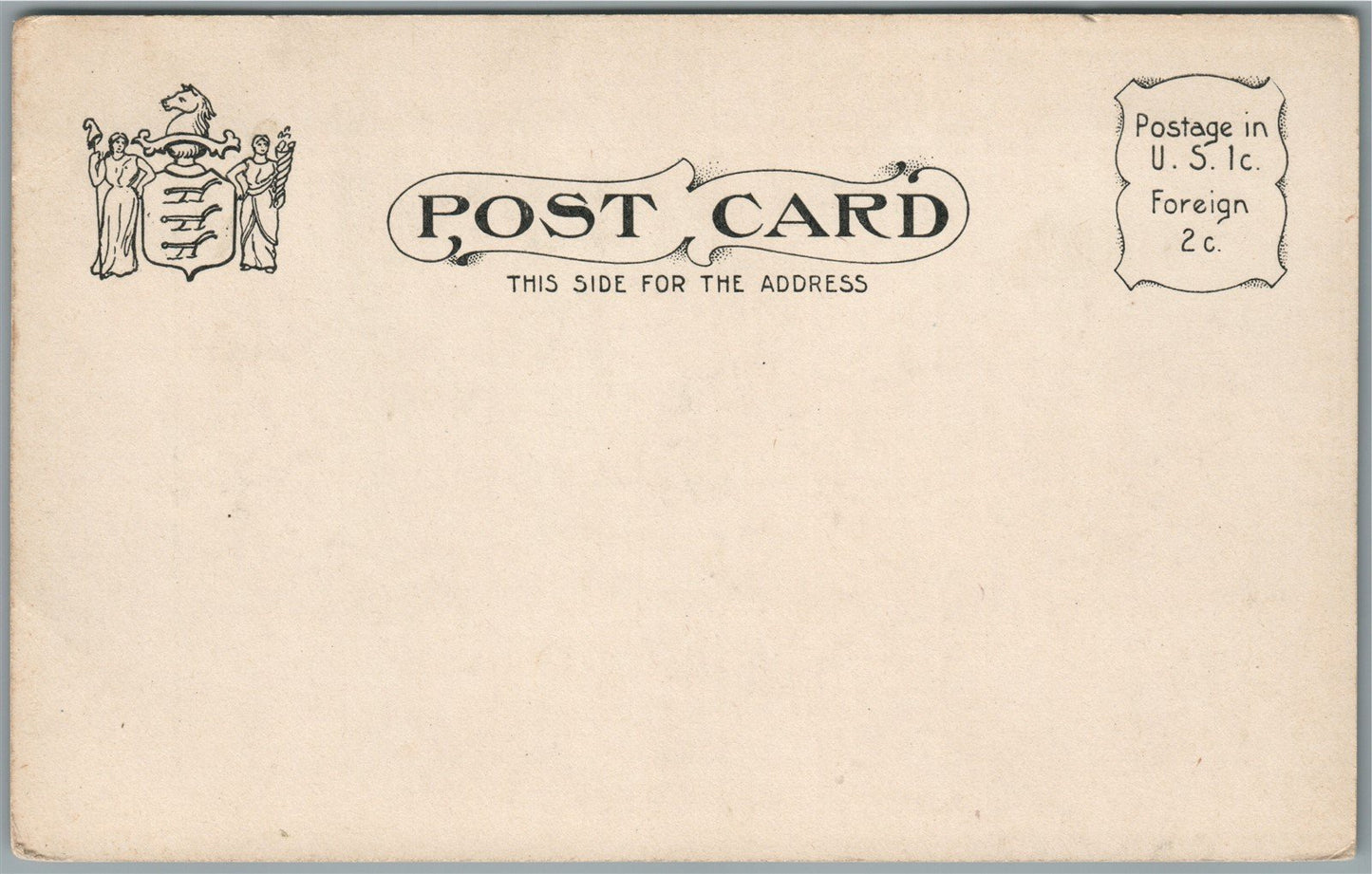 BORDENTOWN NJ ST.JOSEPH'S CONVENT ANTIQUE POSTCARD