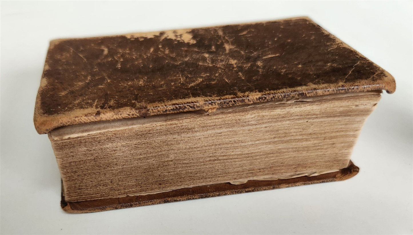 1843 HYMNAL for METHODIST EPISCOPAL CHURCH antique AMERICANA New York