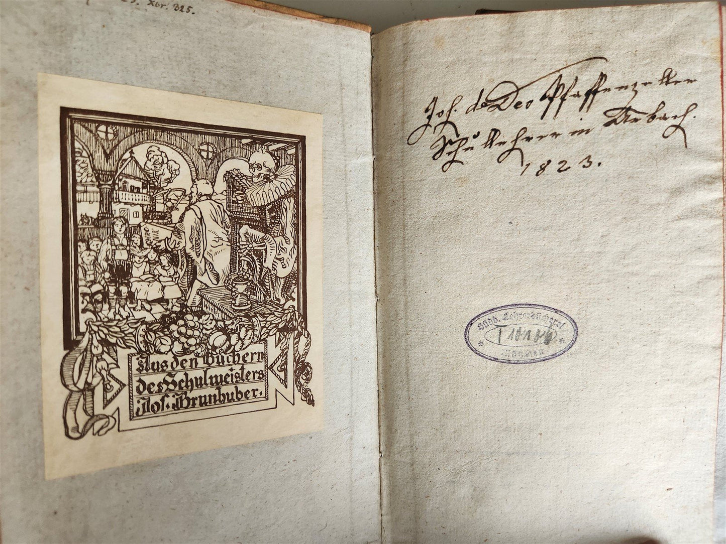 1822 History of states & peoples of ancient world in GERMAN antique 2 VOLUMES