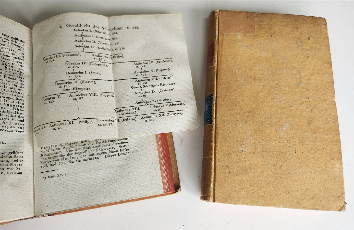 1822 History of states & peoples of ancient world in GERMAN antique 2 VOLUMES