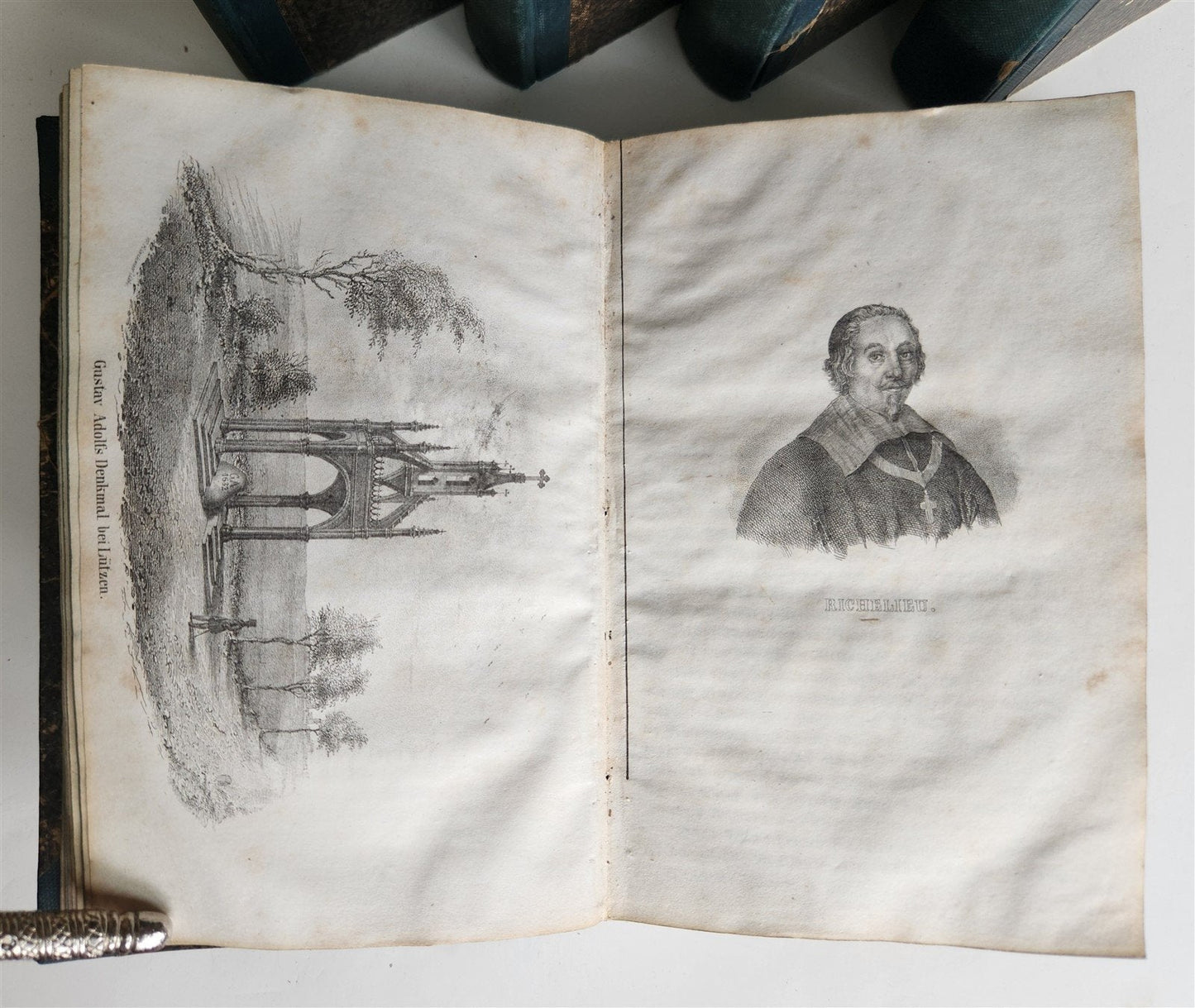 1838 GALLERY OF CHRISTIAN CHURCH REFORMERS in GERMAN antique 5 VOLS illustrated