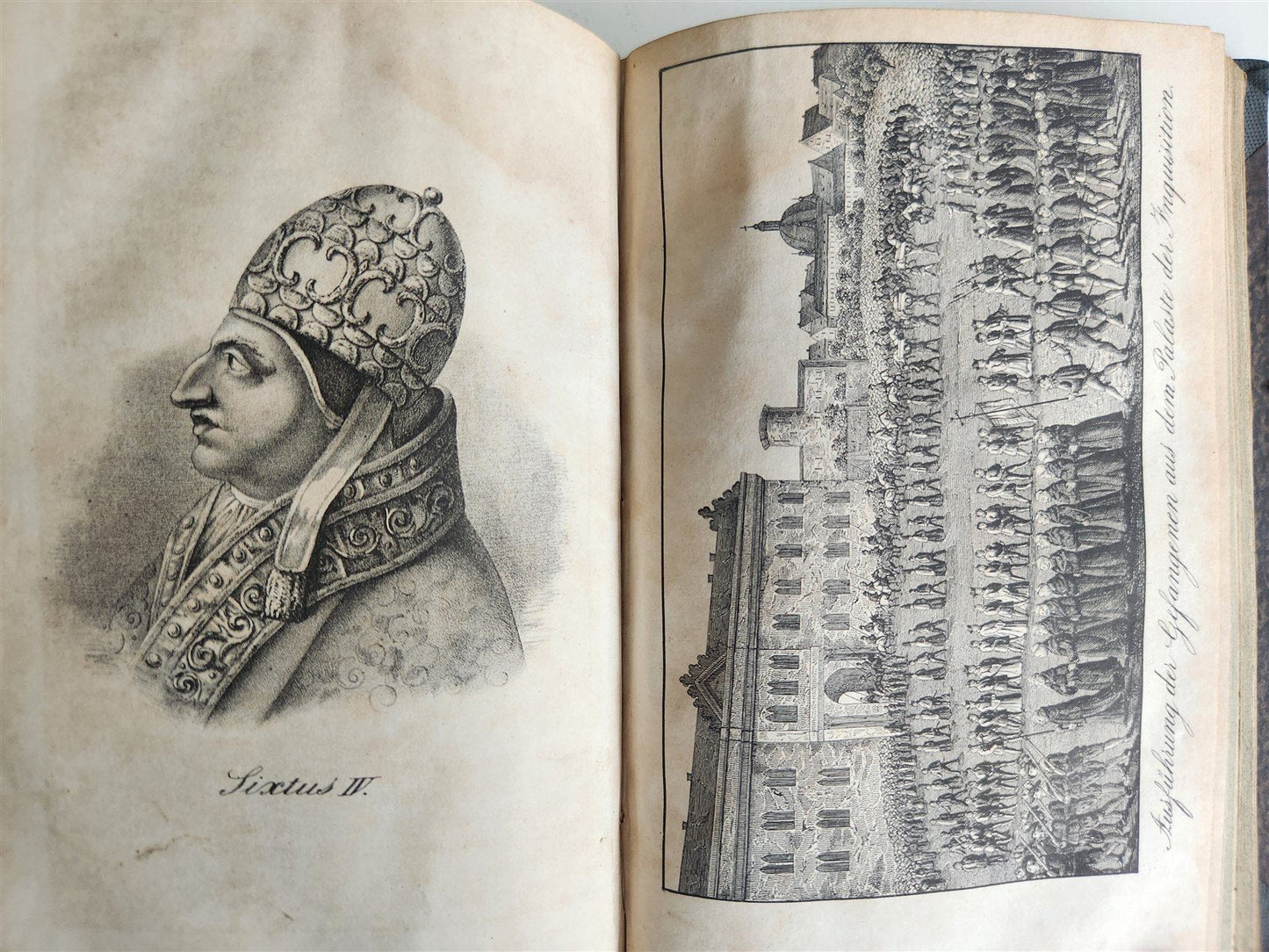 1838 GALLERY OF CHRISTIAN CHURCH REFORMERS in GERMAN antique 5 VOLS illustrated