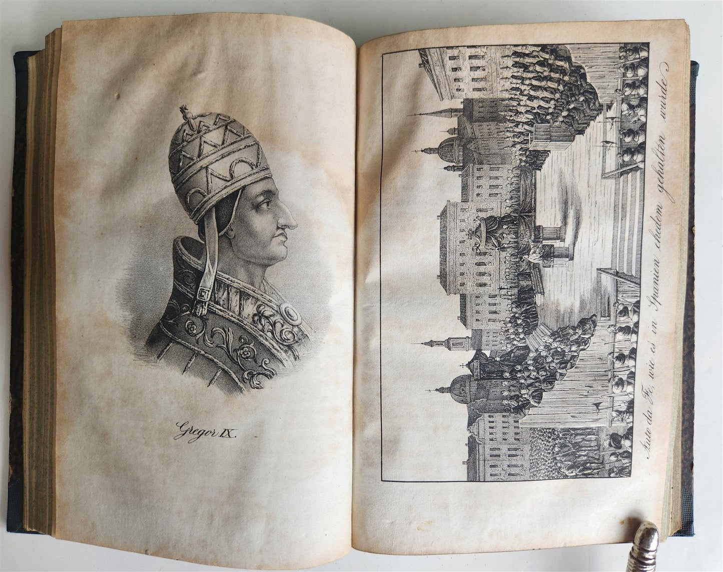 1838 GALLERY OF CHRISTIAN CHURCH REFORMERS in GERMAN antique 5 VOLS illustrated