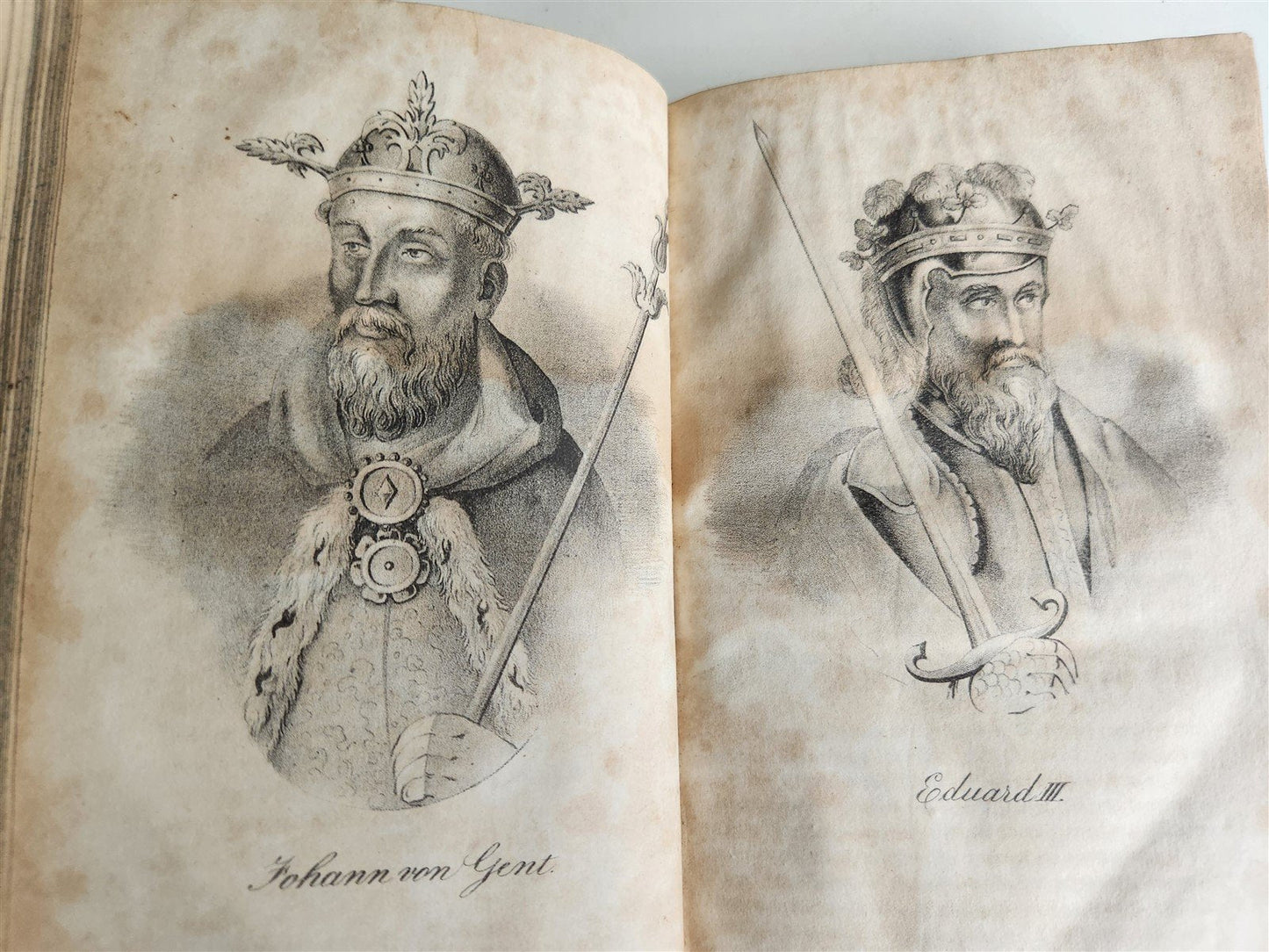 1838 GALLERY OF CHRISTIAN CHURCH REFORMERS in GERMAN antique 5 VOLS illustrated