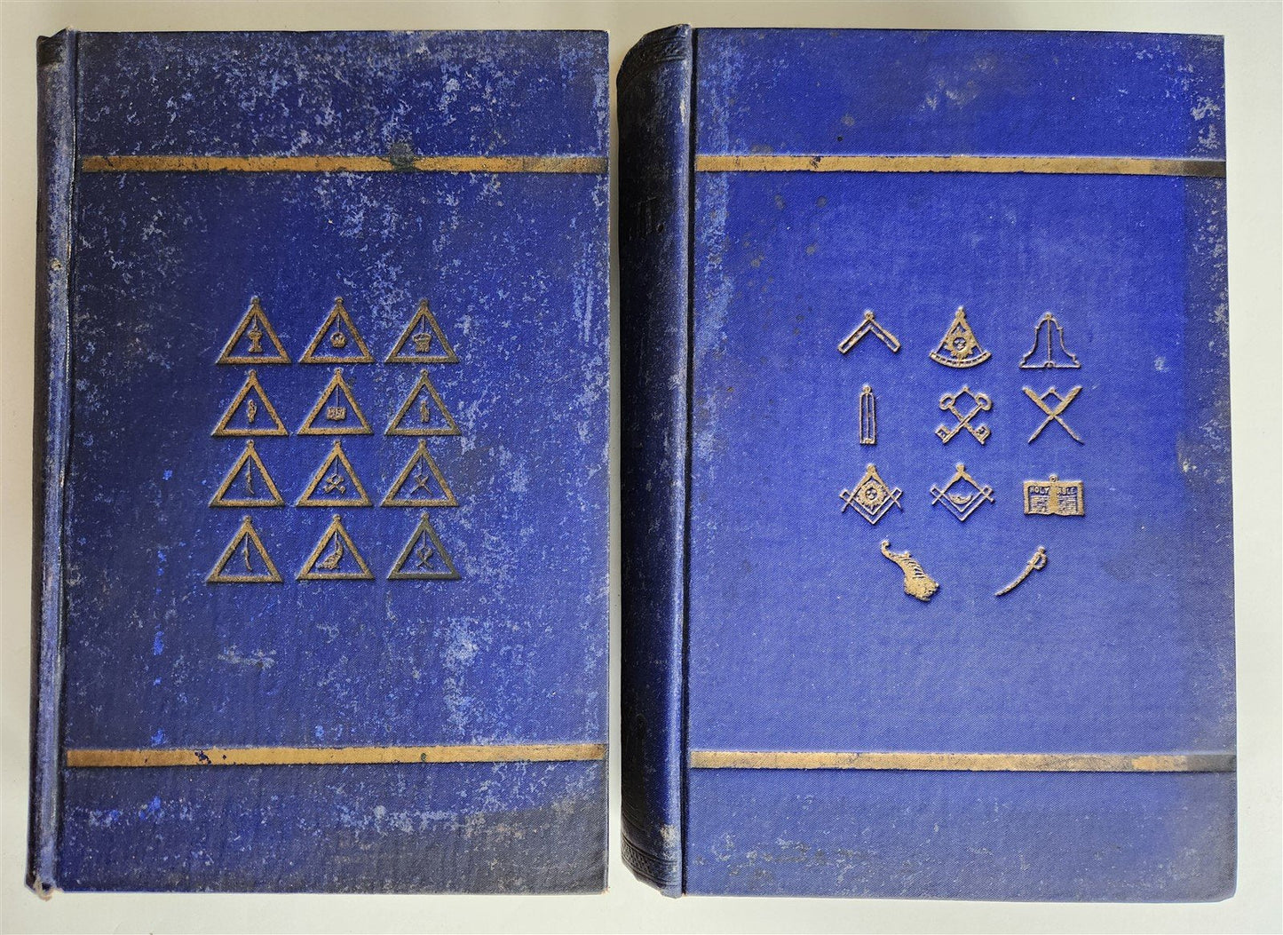 1880s THE HISTORY of FREEMASONRY by J.W.S. Mitchell antique 2 VOLUMES