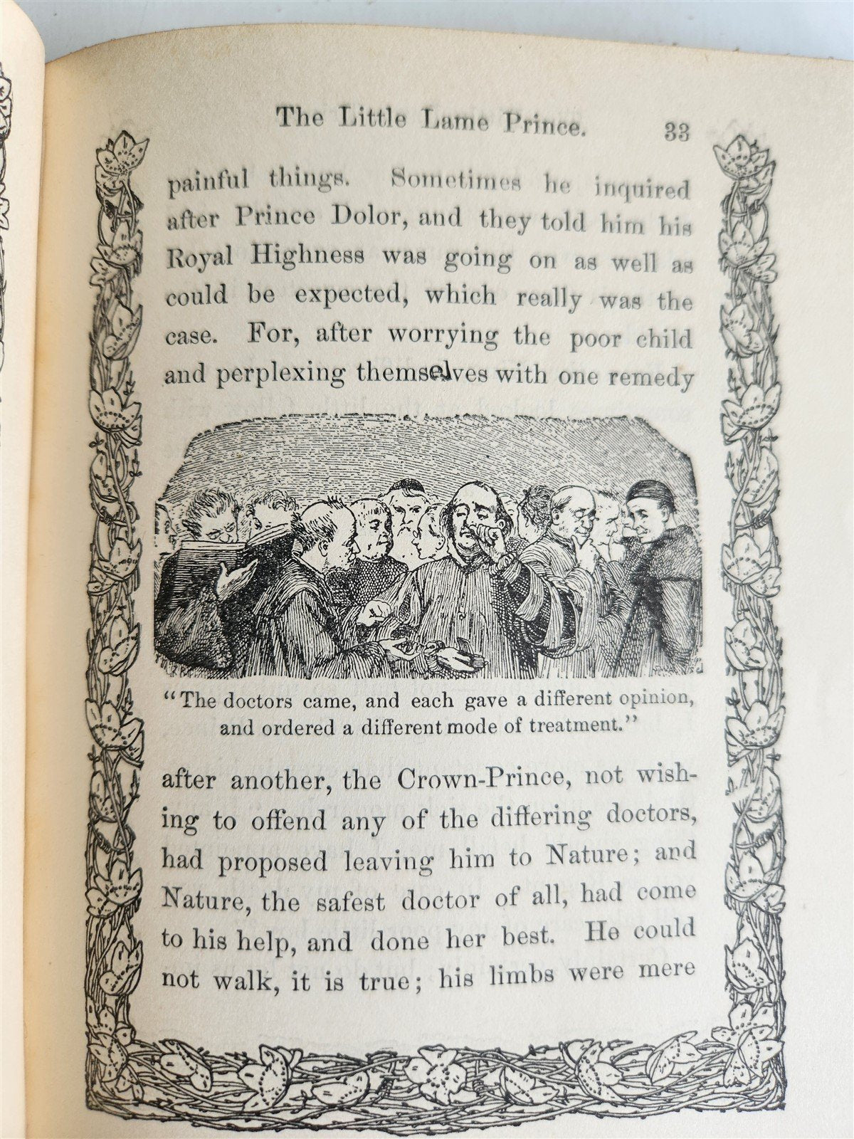 1915 LITTLE LAME PRINCE & his traveling cloak antique ILLUSTRATED CHILDRENS BOOK