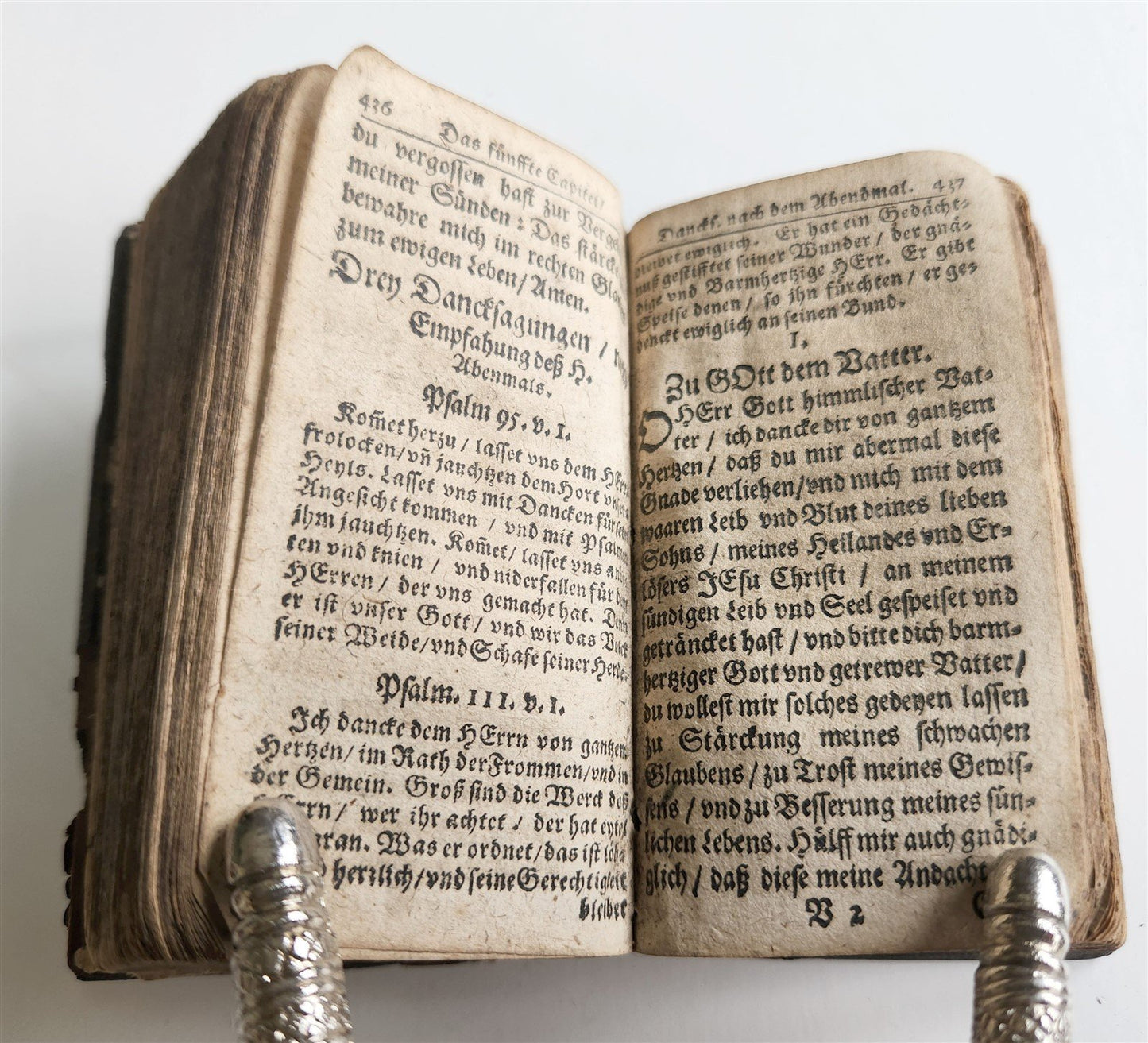 1659 PRAYER BOOK in GERMAN Haus-und-Kirchenschatz ANTIQUE by Bernhard Albrecht