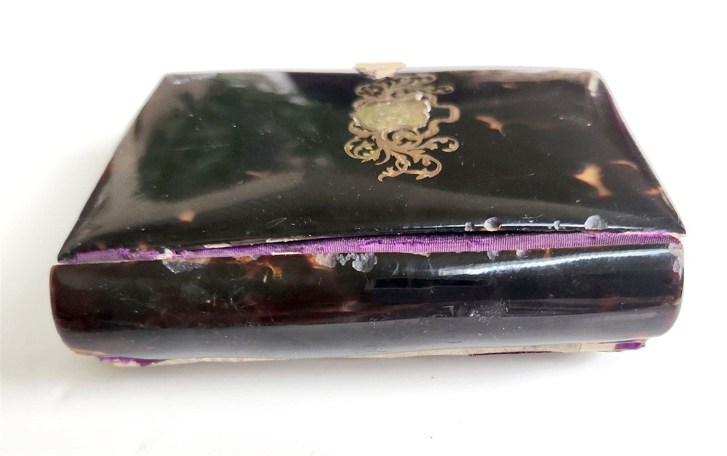 1865 TORTOISESHELL BINDING COMMON PRAYER BOOK & PSALMS in ENGLISH antique