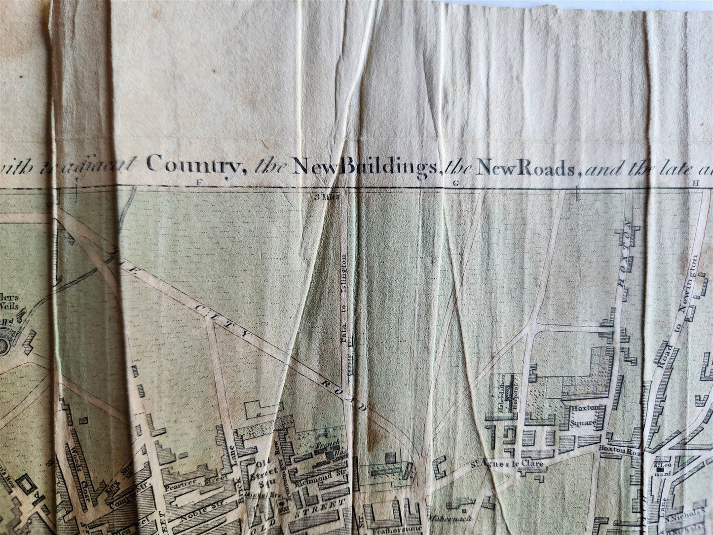 1780s PLAN OF LONDON, WESTMINSTER, & SOUTHWARK antique