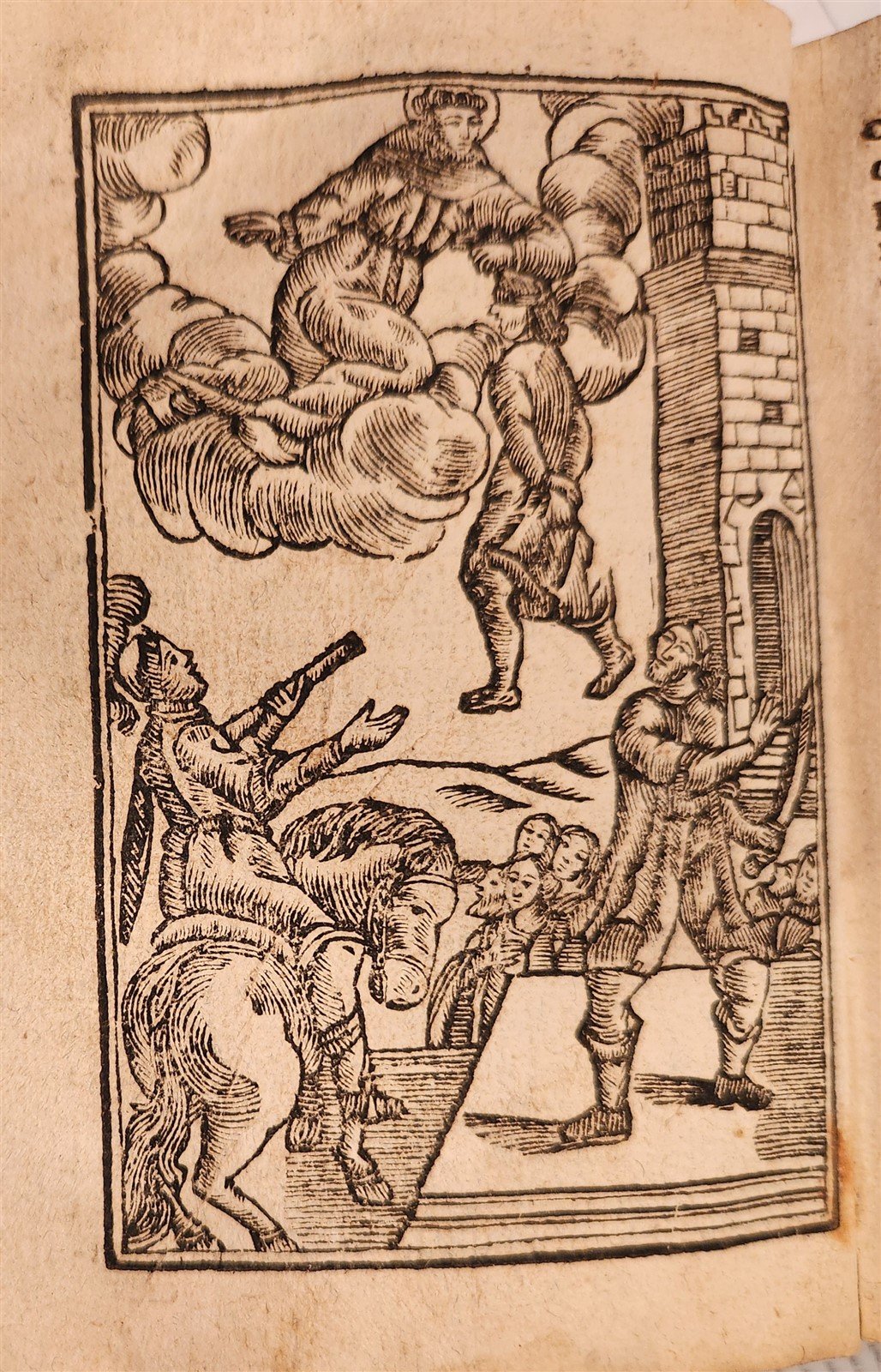 18th century ILLUSTRATED Life miracles of St Anthony of Padua ANTIQUE in SPANISH