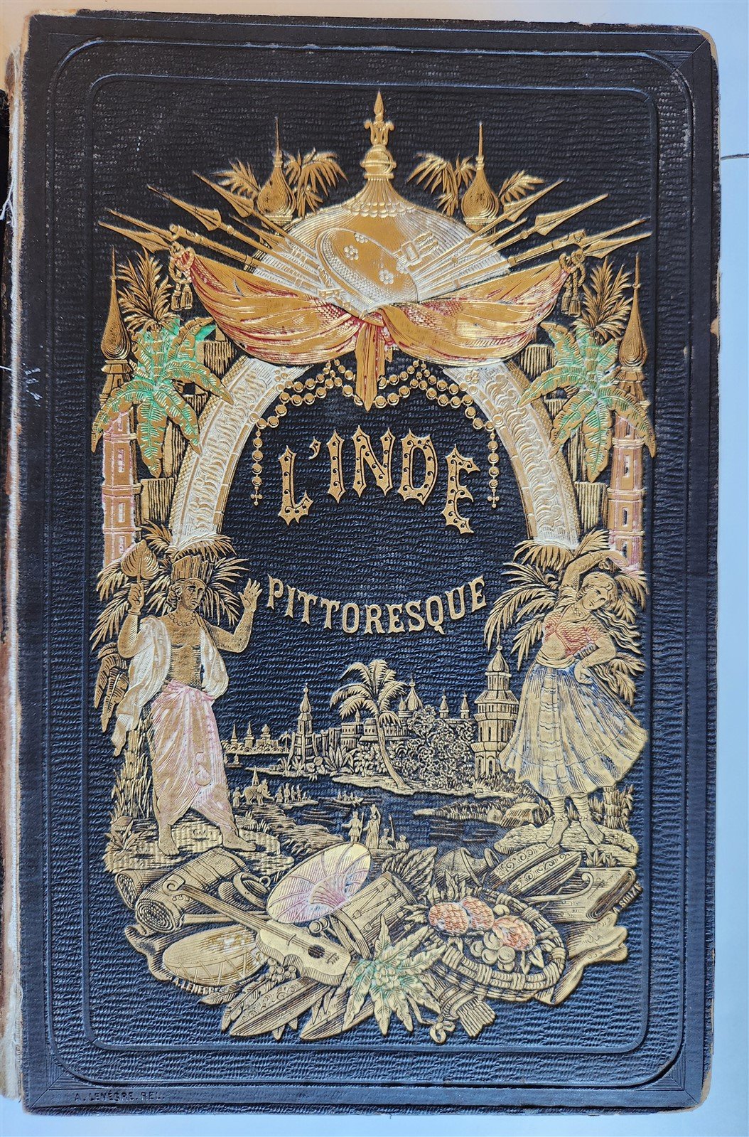 1861 PICTURESQUE INDIA ANTIQUE ILLUSTRATED L'INDE PITTORESQUE