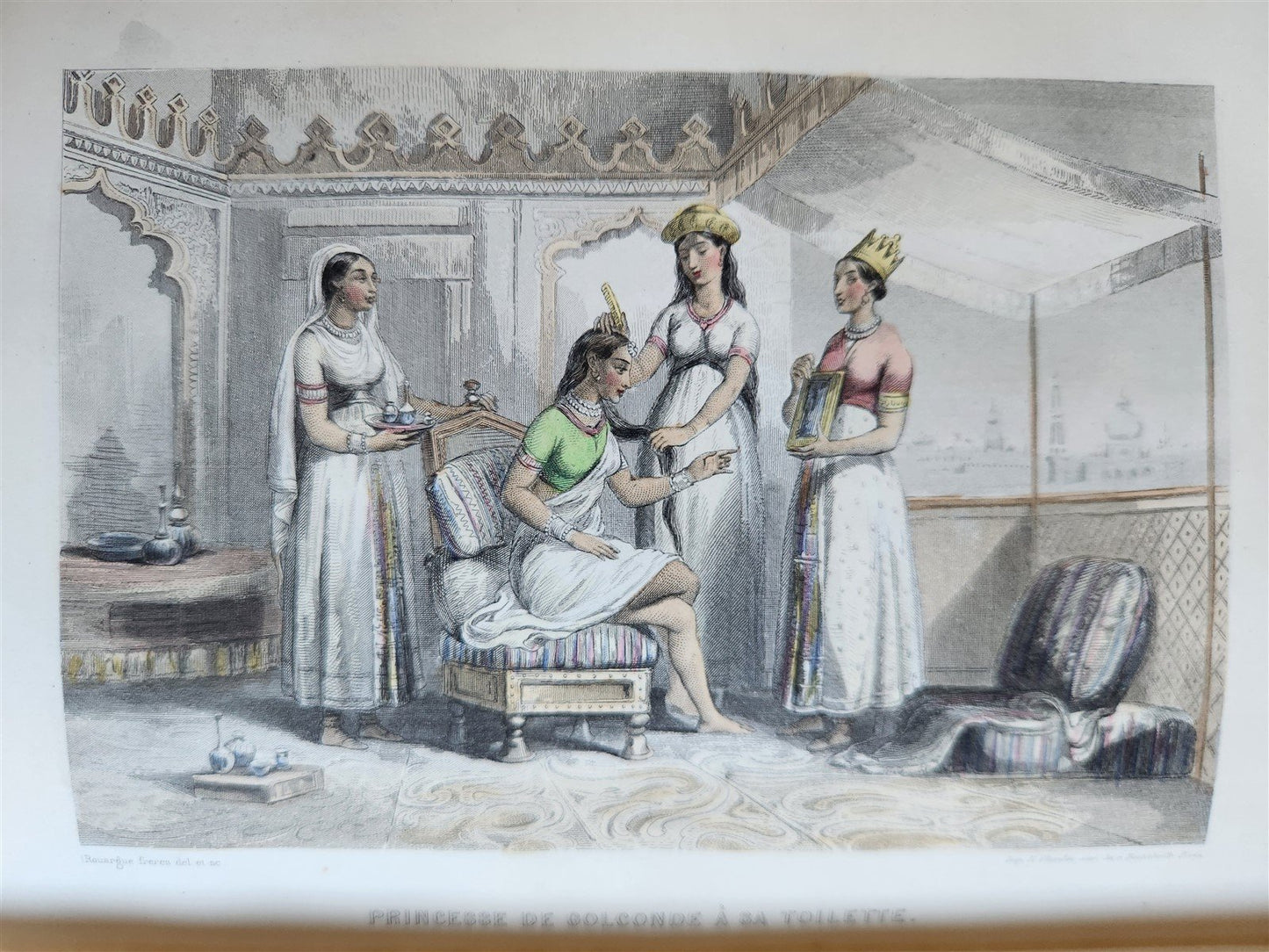 1861 PICTURESQUE INDIA ANTIQUE ILLUSTRATED L'INDE PITTORESQUE