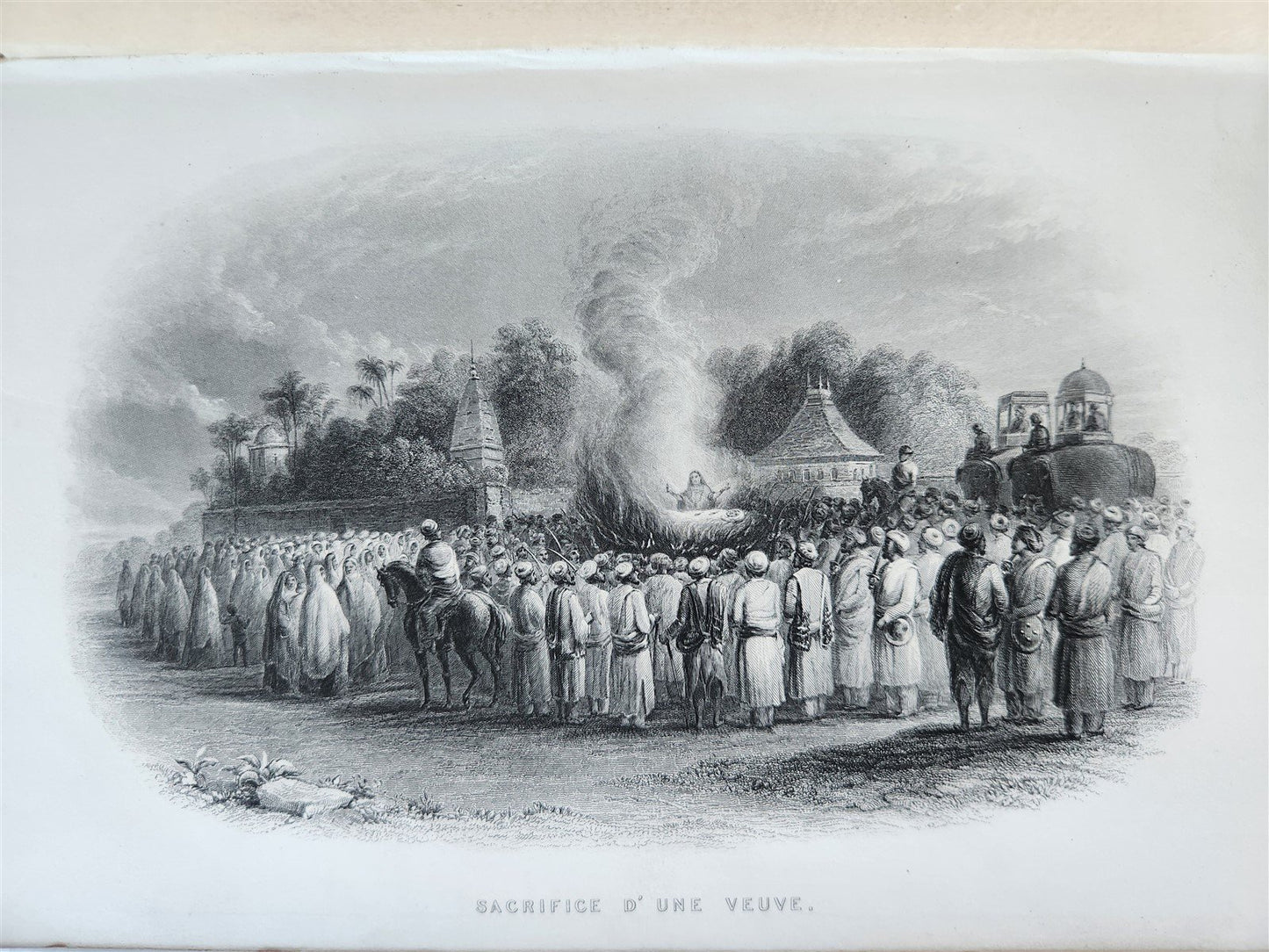 1861 PICTURESQUE INDIA ANTIQUE ILLUSTRATED L'INDE PITTORESQUE