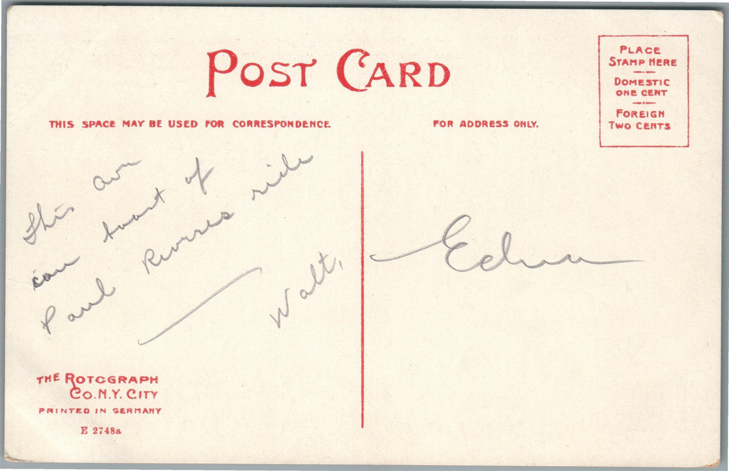 ARLINGTON MA MASSACHUSETTS AVENUE ANTIQUE POSTCARD