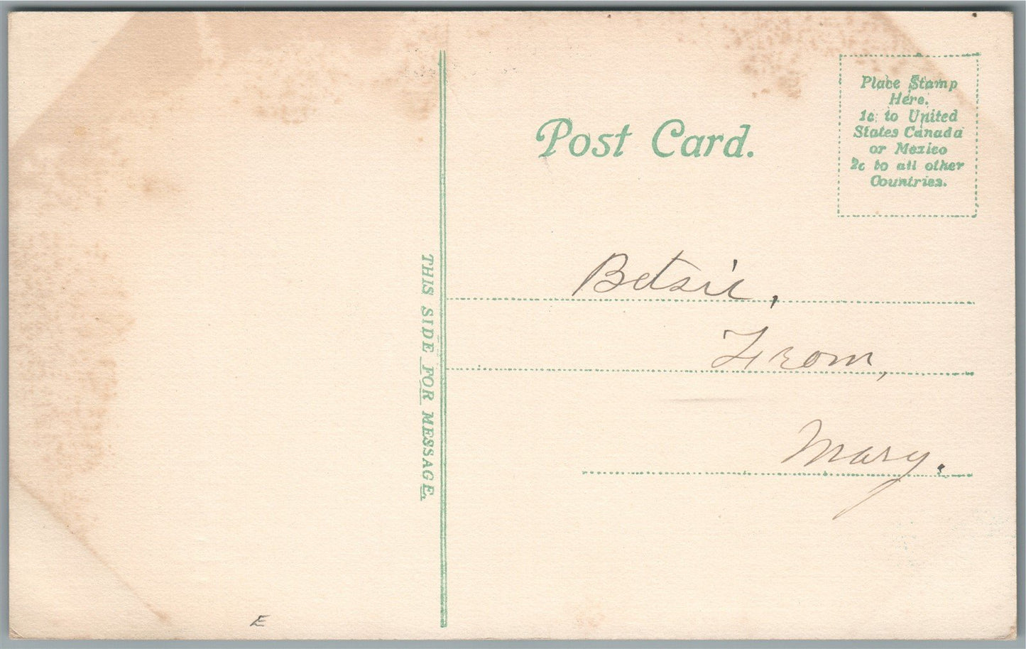 ROXBURY MA HEADQUARTERS of AMERICAN OFFICERS DURING SIEGE ANTIQUE POSTCARD