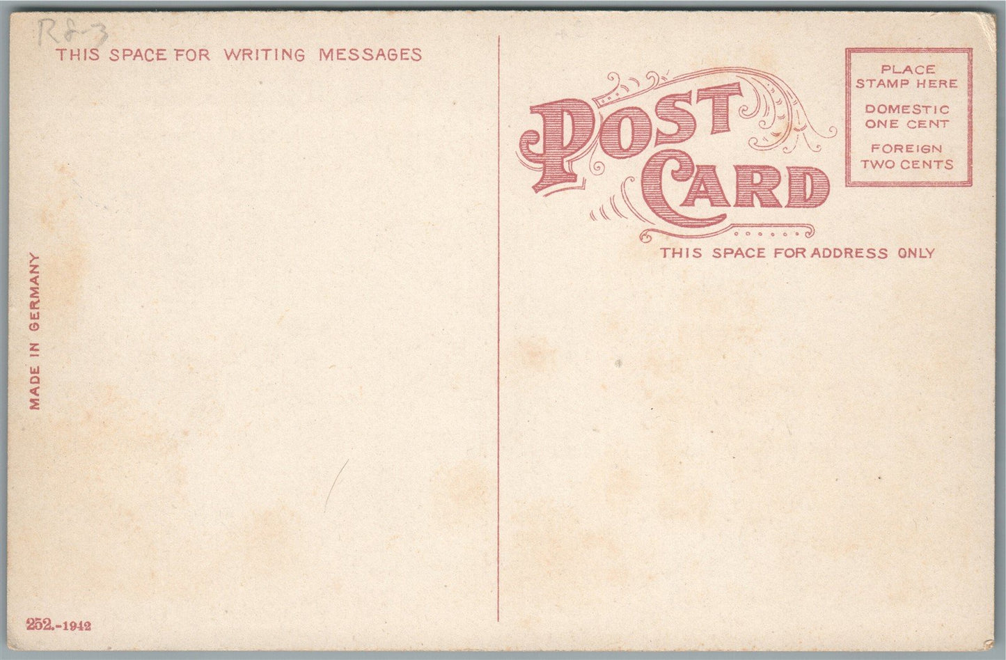 TAUNTON MA WEIR STREET ANTIQUE POSTCARD