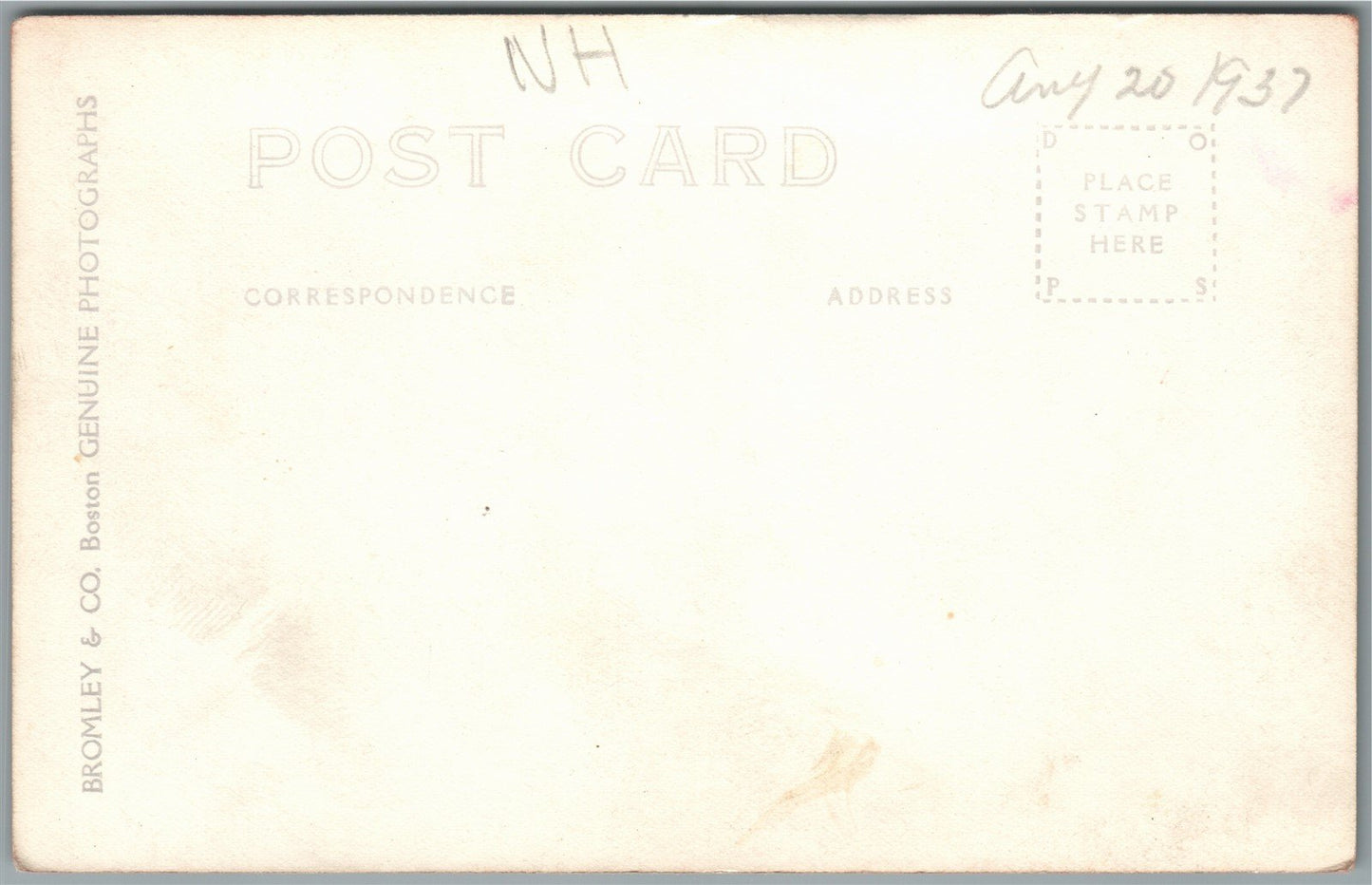 WHITE MTS NH INDIAN HEAD ENGLISH VILLAGE EAST VINTAGE REAL PHOTO POSTCARD RPPC