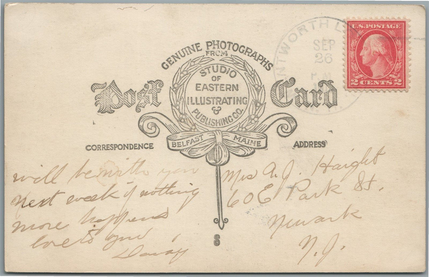 WENTWORTH LOCATION NH POST OFFICE ANTIQUE REAL PHOTO POSTCARD RPPC