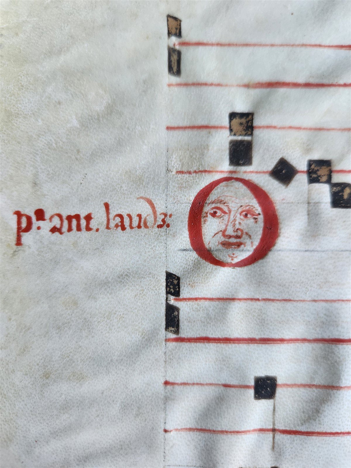 17th century ANTIPHONAL MANUSCRIPT on VELLUM ANTIQUE hand writing