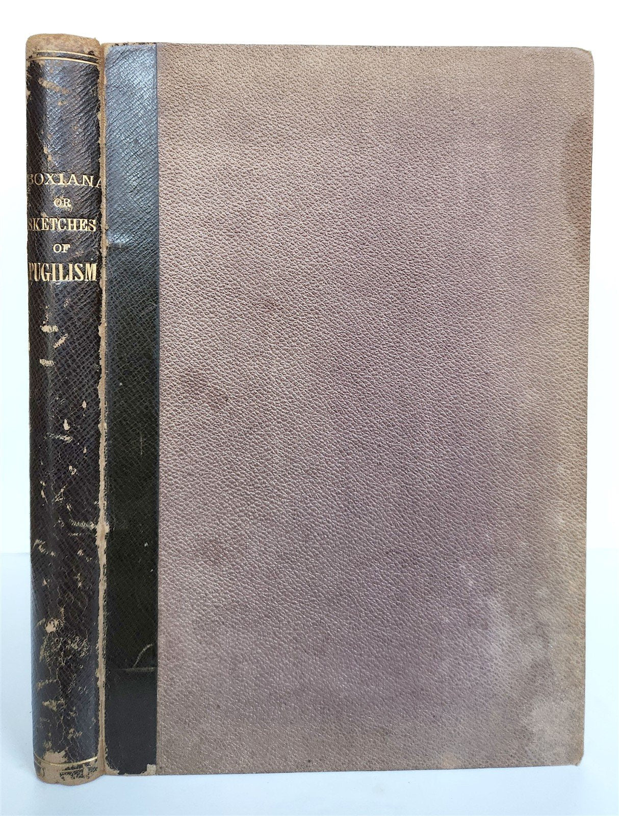 1820s BOXING PUGILISTS ILLUSTRATED w/ 62 PLATES antique