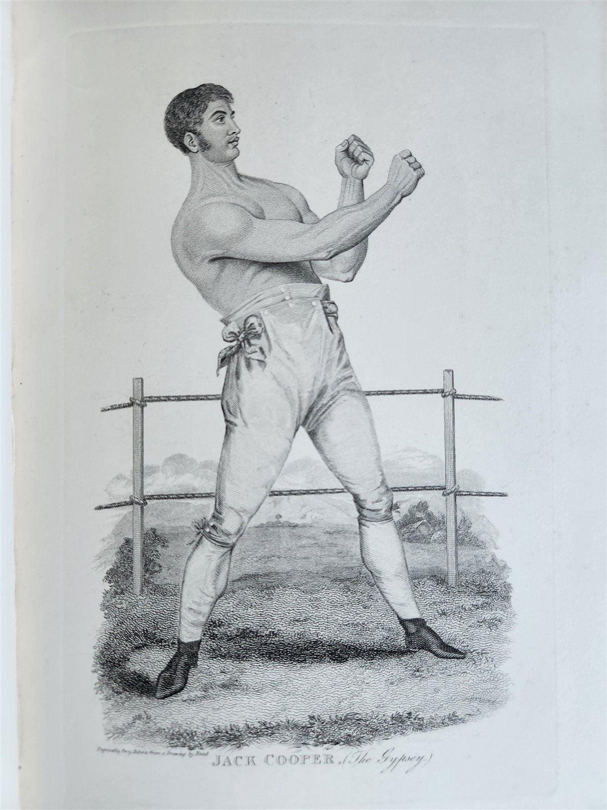 1820s BOXING PUGILISTS ILLUSTRATED w/ 62 PLATES antique