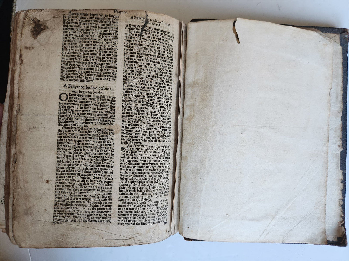 1607 BIBLE in ENGLISH antique OLD & NEW TESTAMENT printed by Robert Barker