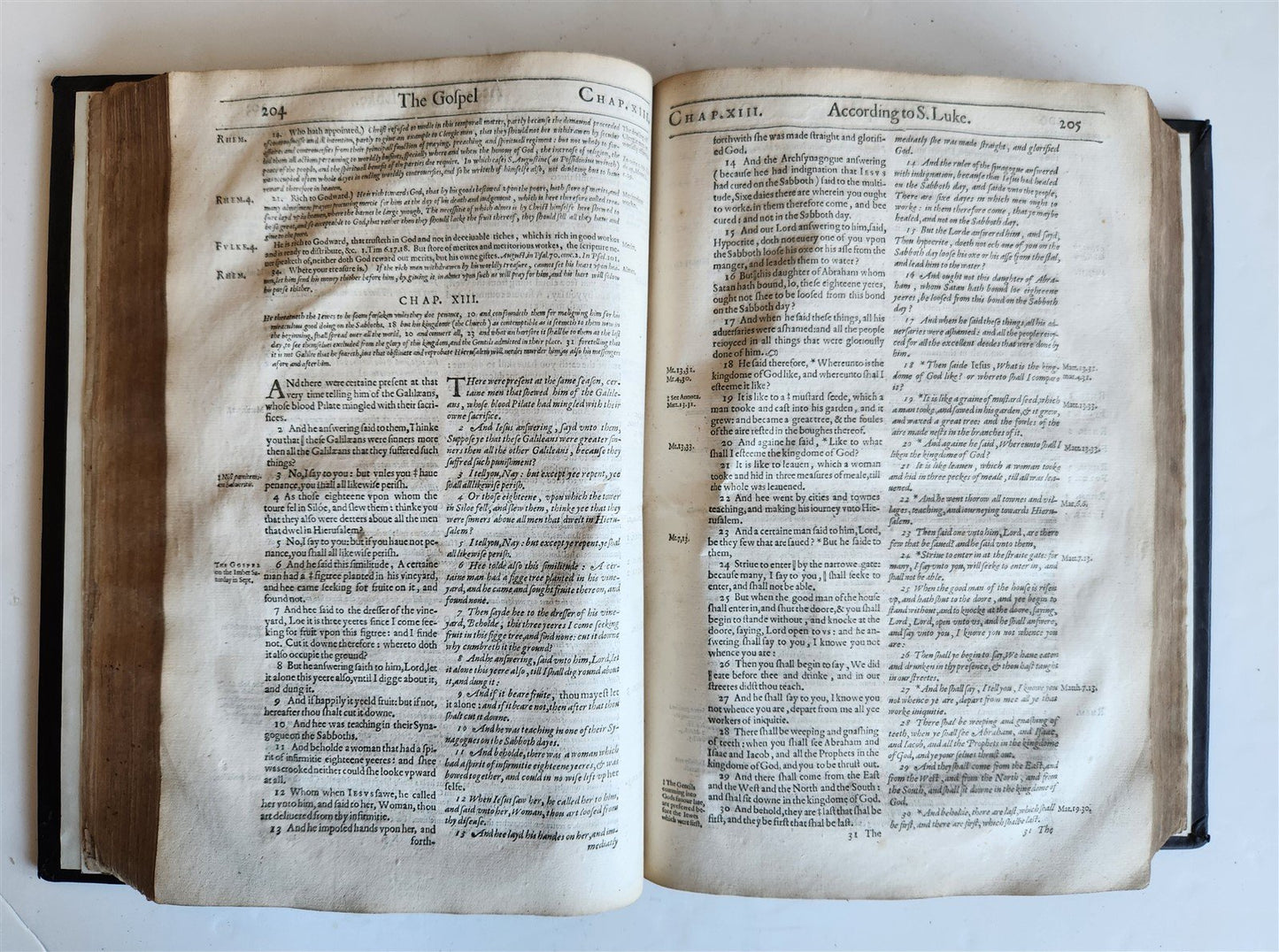 1601 BIBLE in ENGLISH antique FOLIO NEW TESTAMENT printed by Robert Barker