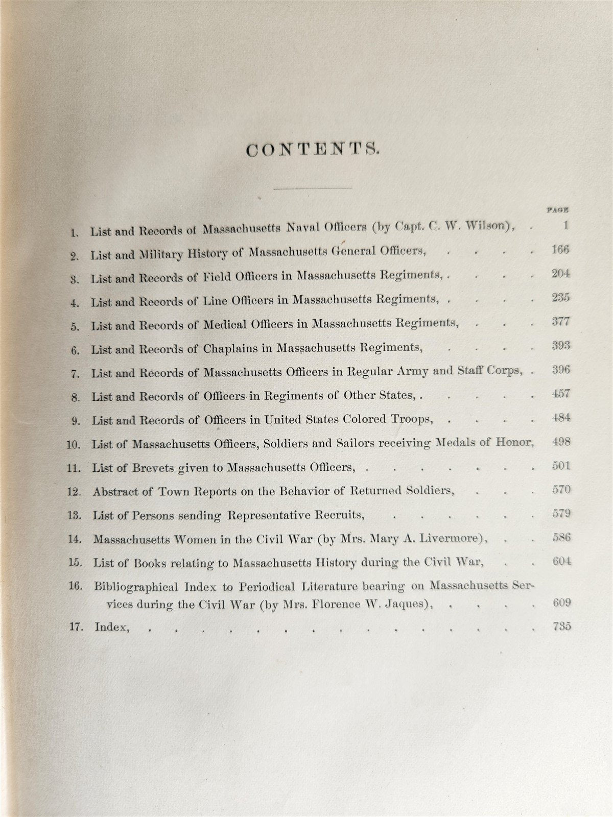 1895 MASSACHUSETTS IN ARMY & NAVY in 1861-65 antique American Civil War history
