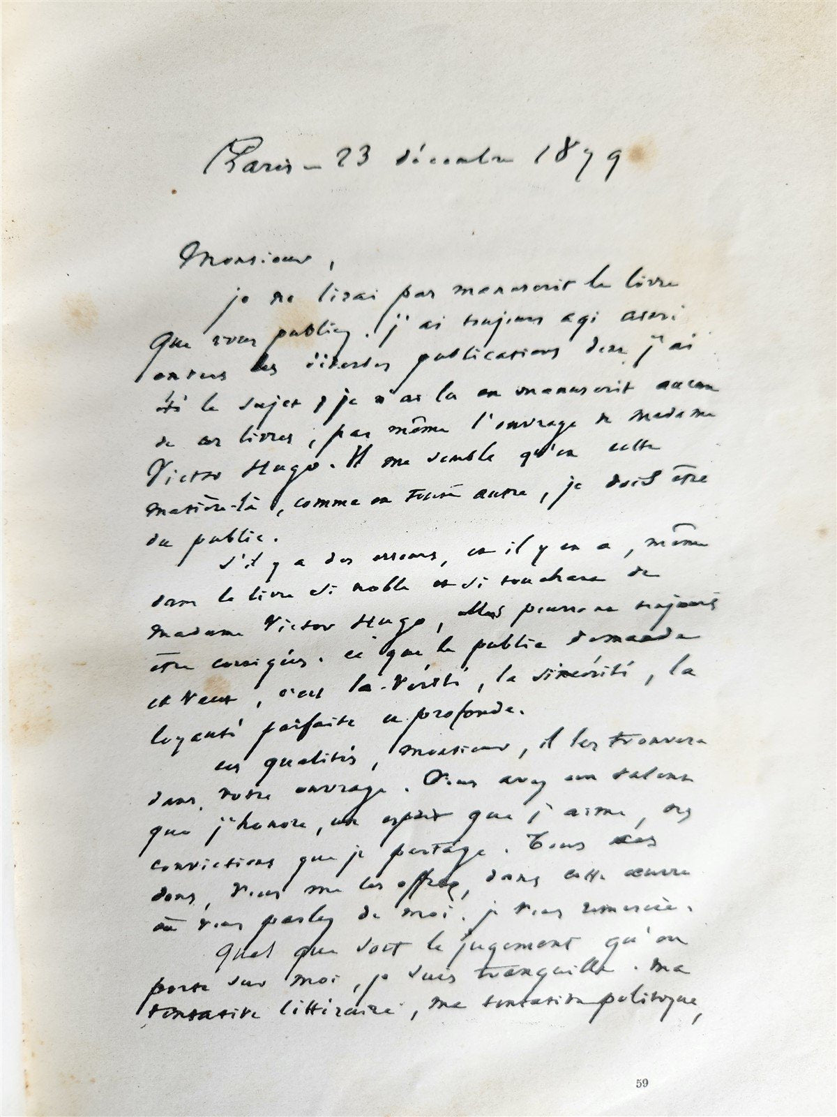 1881 VICTOR HUGO et SON TEMPS antique ILLUSTRATED in FRENCH