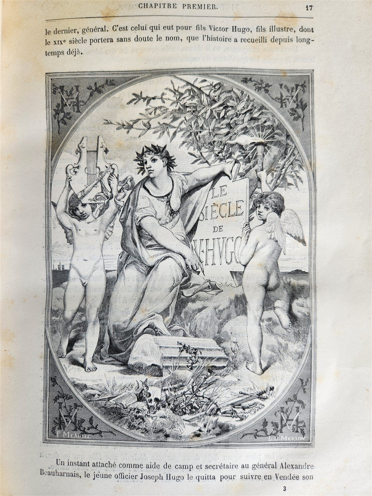 1881 VICTOR HUGO et SON TEMPS antique ILLUSTRATED in FRENCH