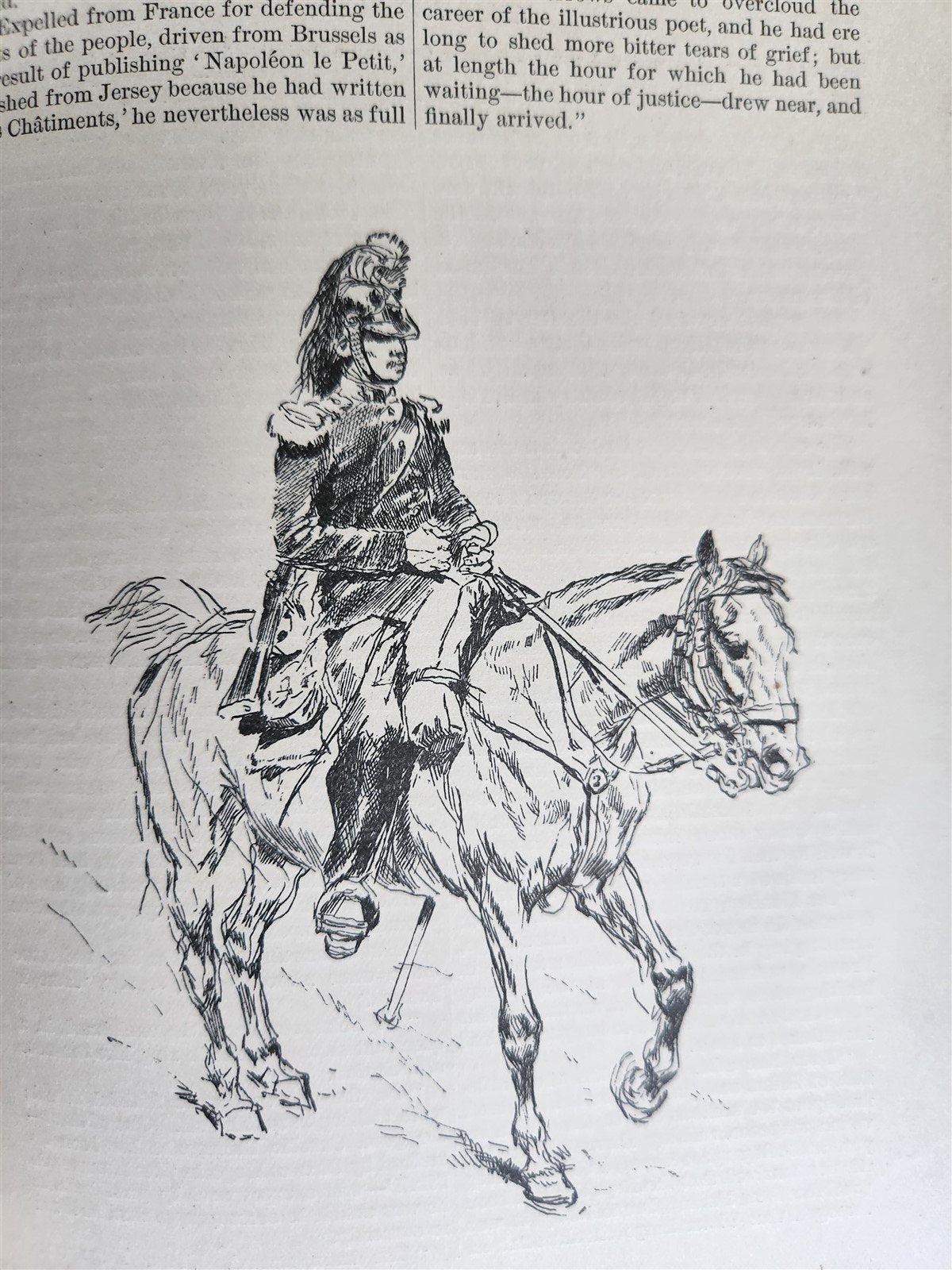 1882 VICTOR HUGO and HIS TIME antique ILLUSTRATED