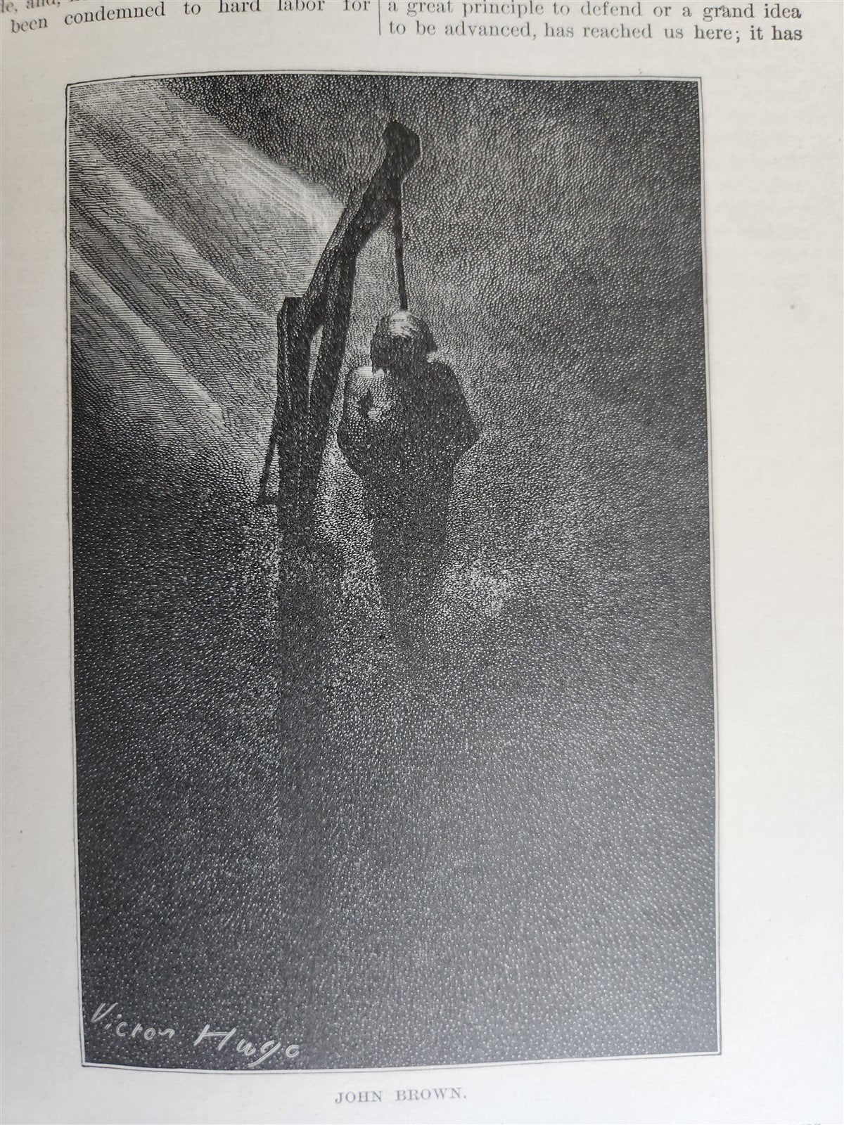 1882 VICTOR HUGO and HIS TIME antique ILLUSTRATED