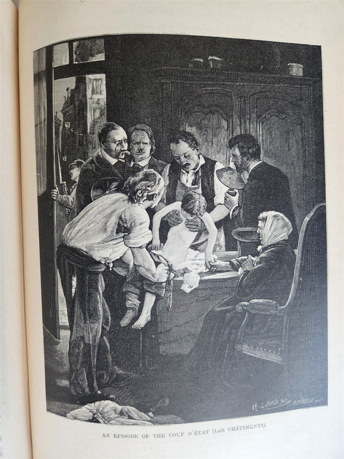 1882 VICTOR HUGO and HIS TIME antique ILLUSTRATED