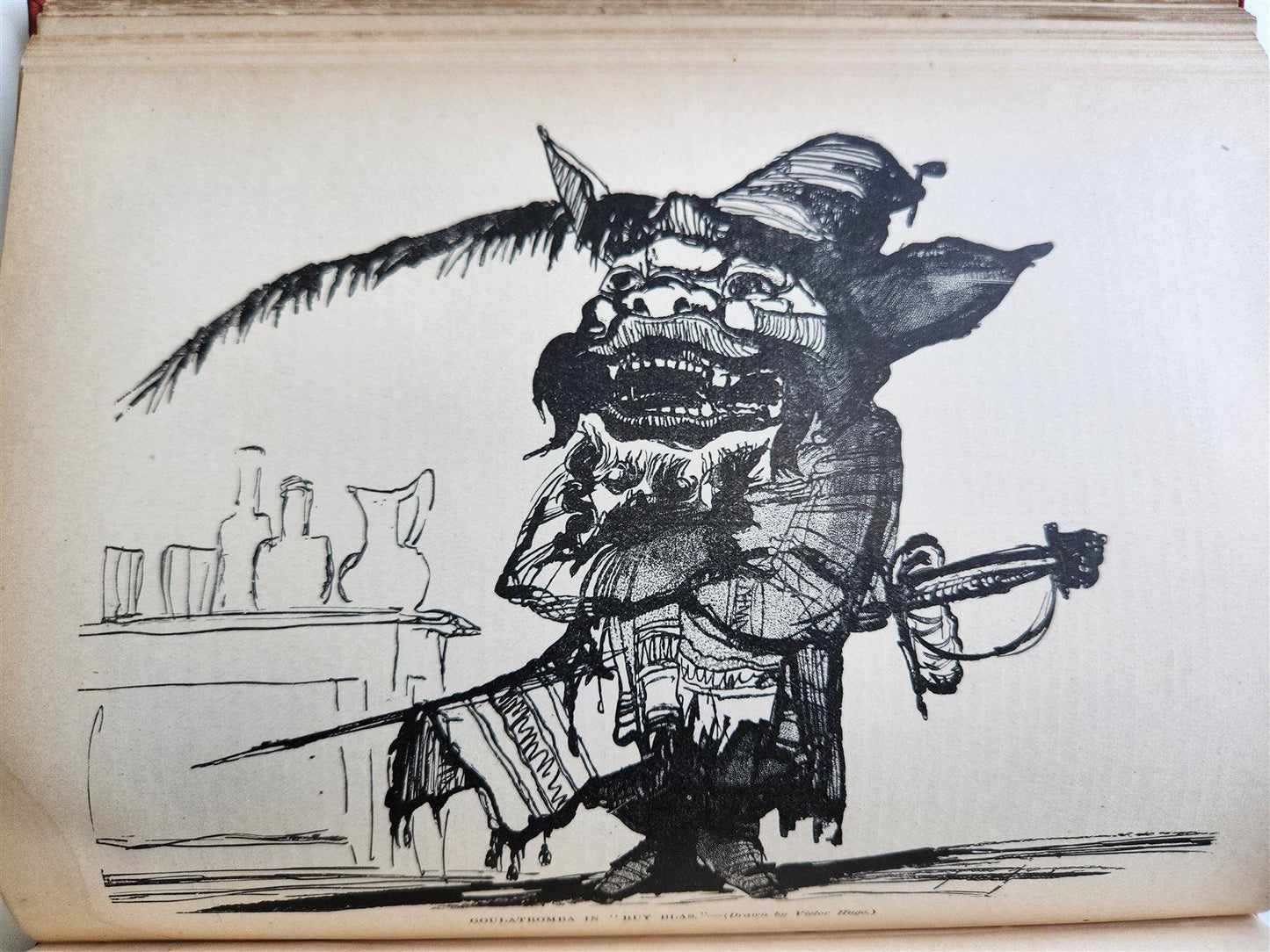 1882 VICTOR HUGO and HIS TIME antique ILLUSTRATED