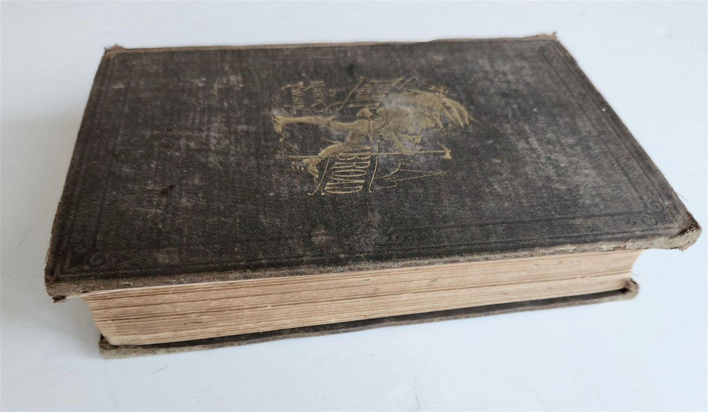 1880 TRAMP ABROAD by MARK TWAIN antique ILLUSTRATED 1st AMERICAN EDITION