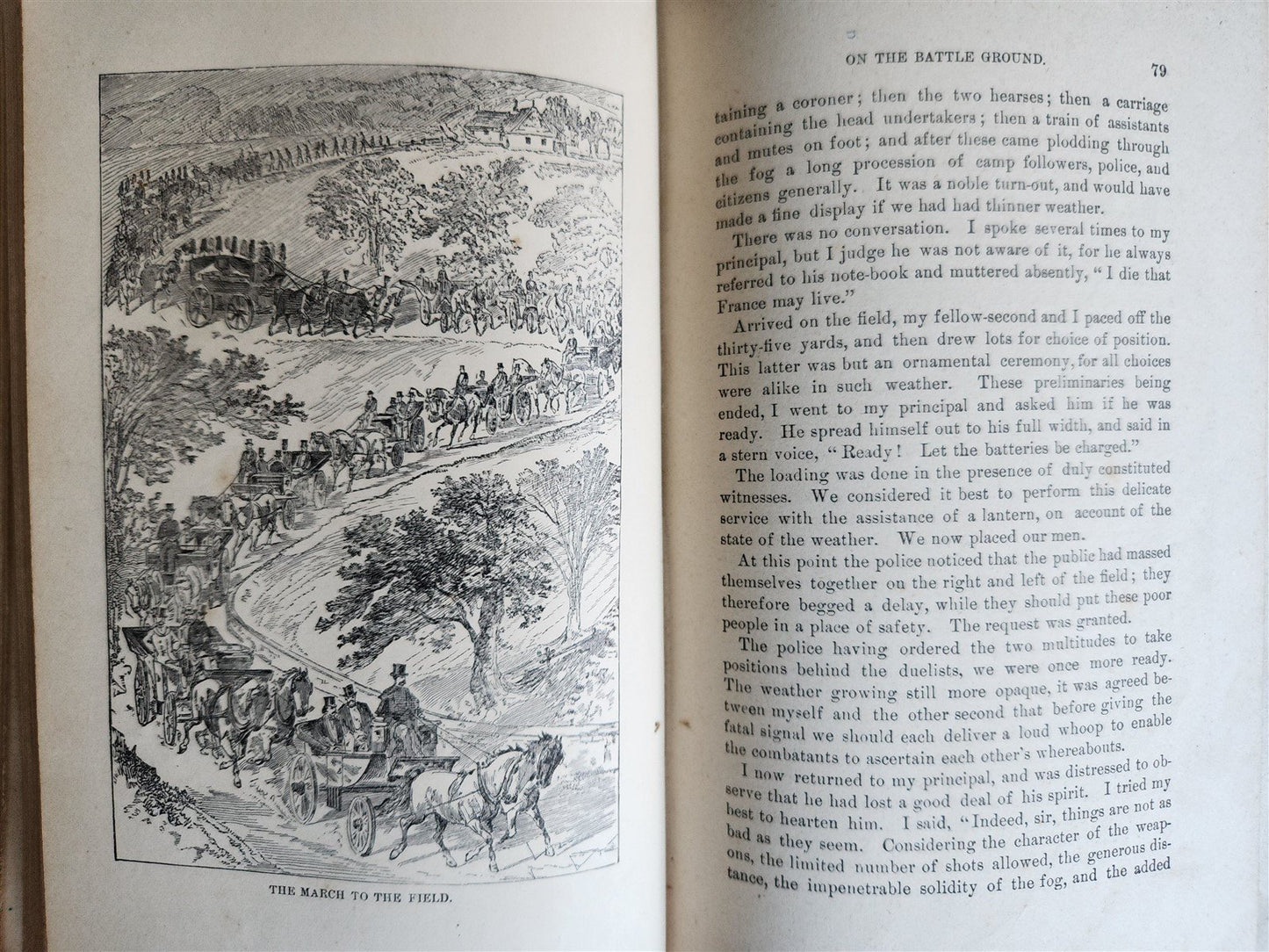 1880 TRAMP ABROAD by MARK TWAIN antique ILLUSTRATED 1st AMERICAN EDITION